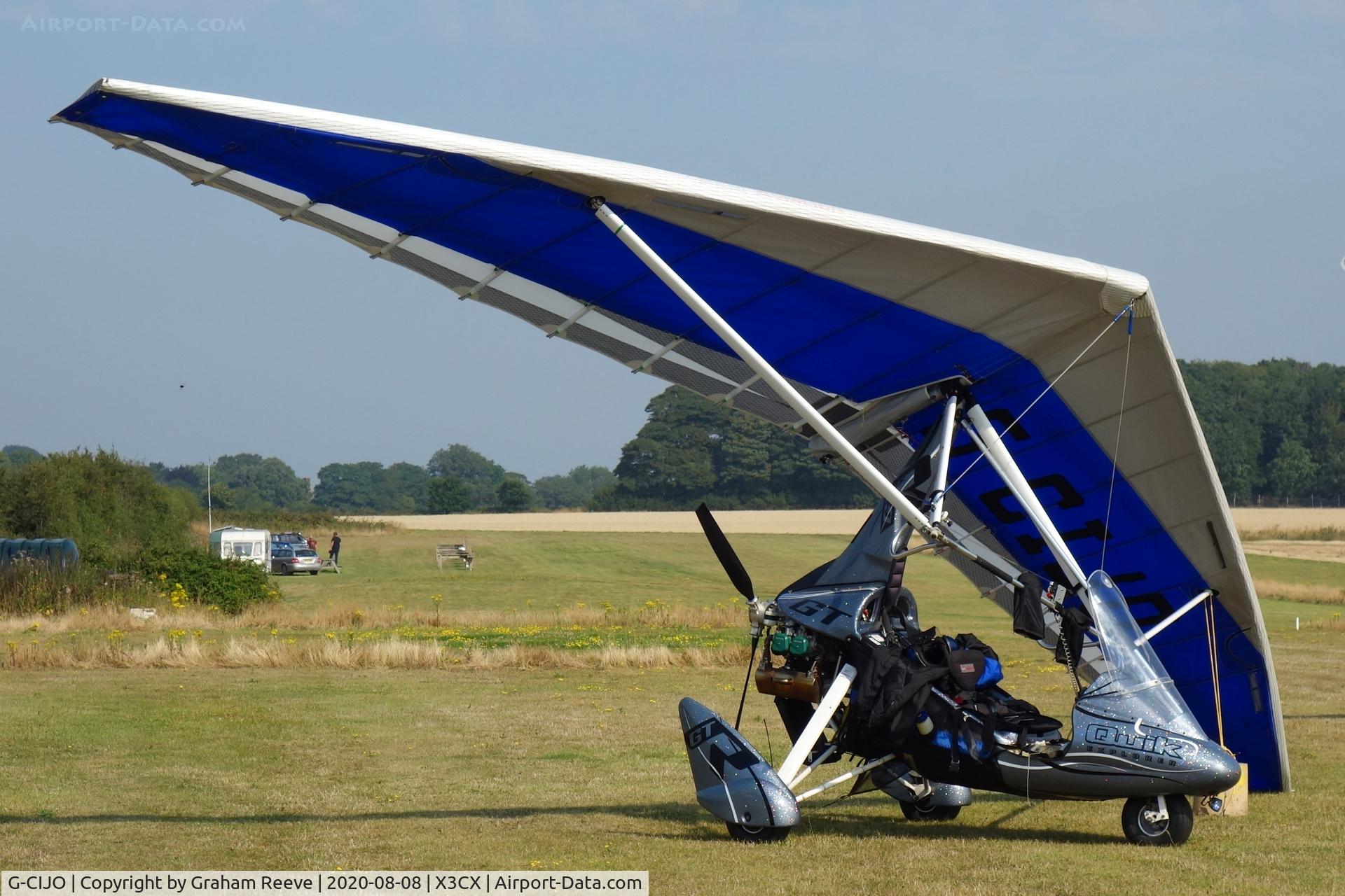 G-CIJO, 2014 P&M Aviation Quik GTR C/N 8702, Parked at Northrepps.