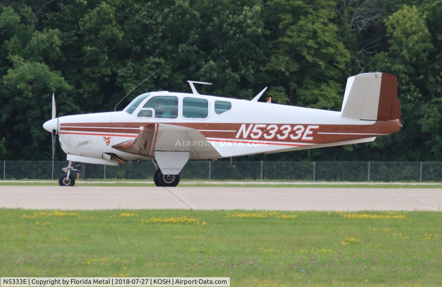 N5333E, 1959 Beech K35 Bonanza C/N D-5824, Bonanza 35