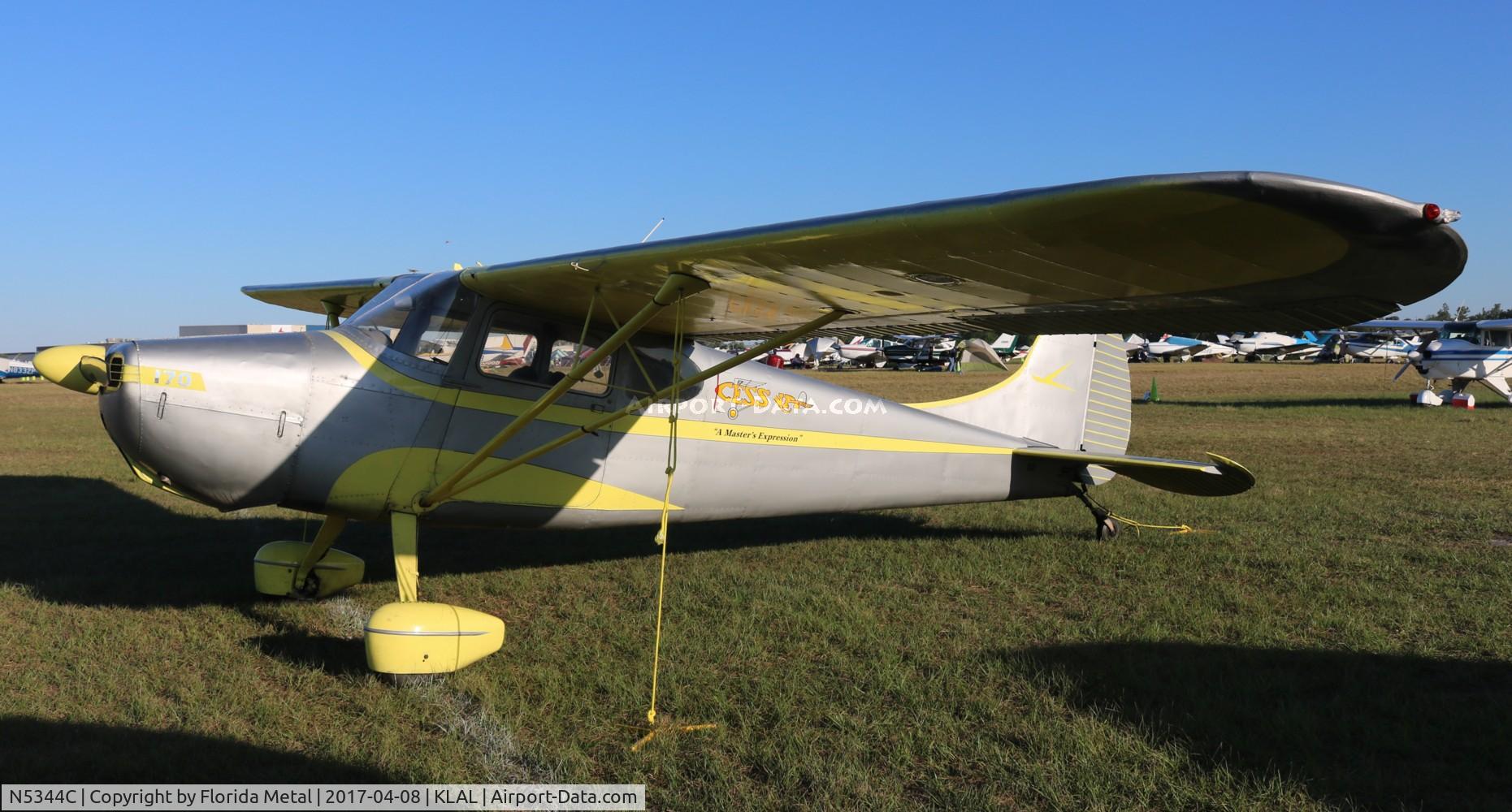 N5344C, 1948 Cessna 170 C/N 18529, Cessna 170