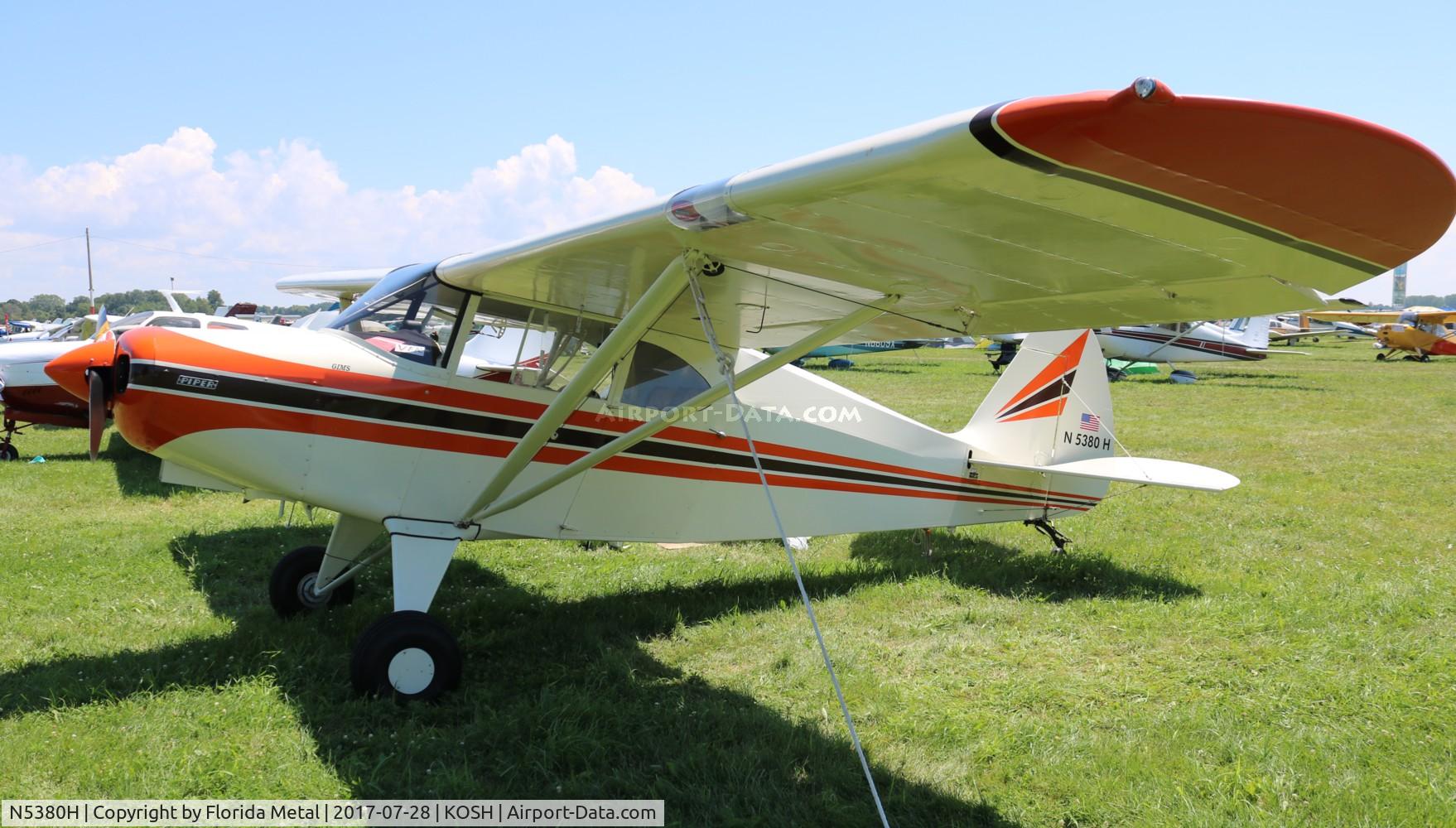 N5380H, 1949 Piper PA-16 Clipper C/N 16-187, PA-16