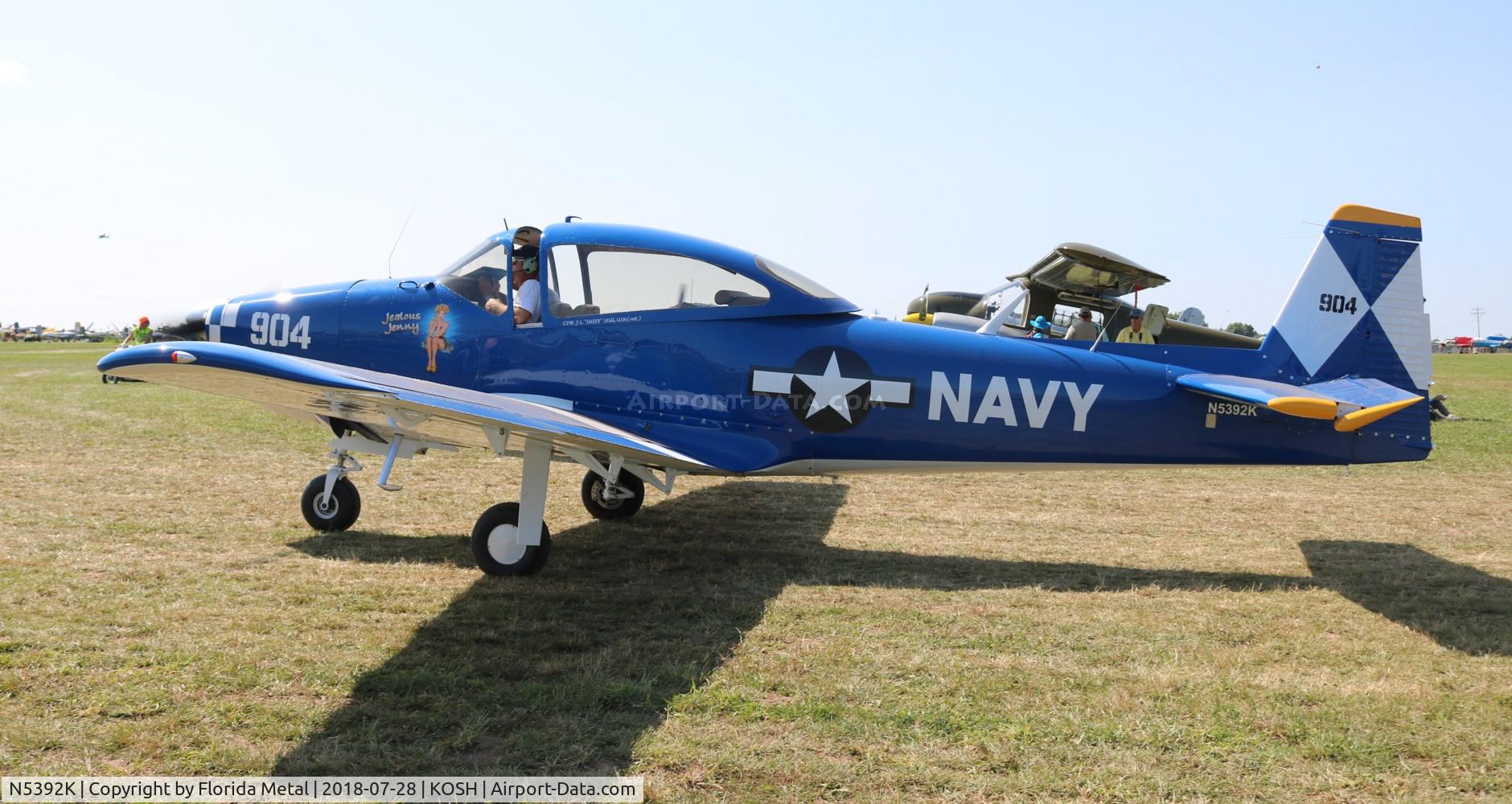 N5392K, 1951 Ryan Navion B C/N NAV-4-2292B, Navion B