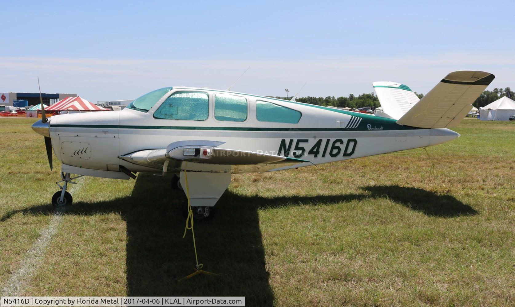 N5416D, 1957 Beech H35 Bonanza C/N D-4926, Bonanza 35