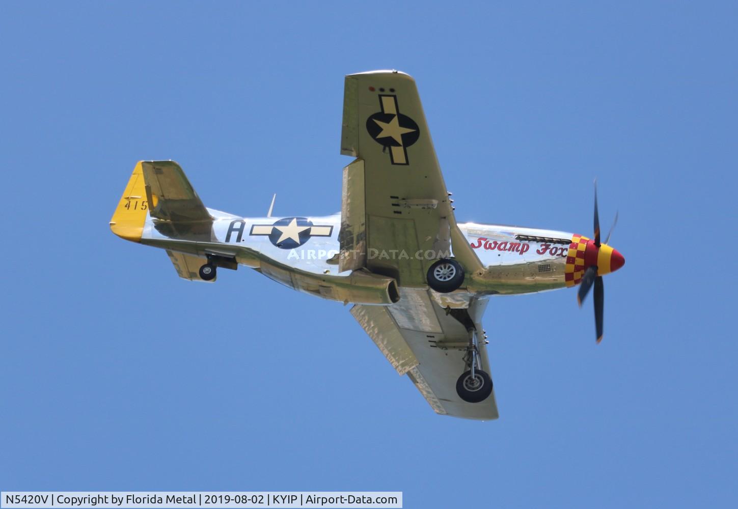 N5420V, 1944 North American/aero Classics P-51D C/N 44-74202, Swamp Fox
