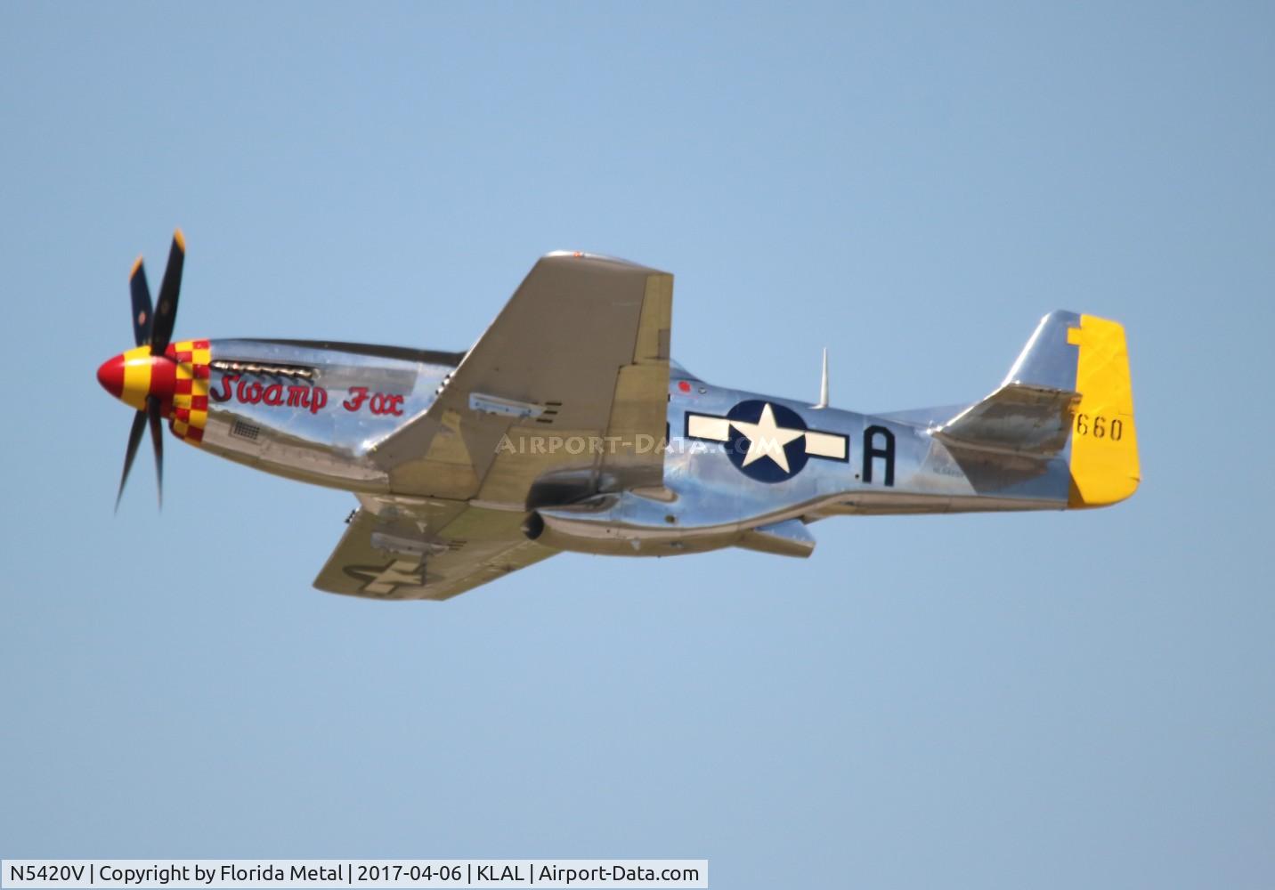 N5420V, 1944 North American/aero Classics P-51D C/N 44-74202, Swamp Fox