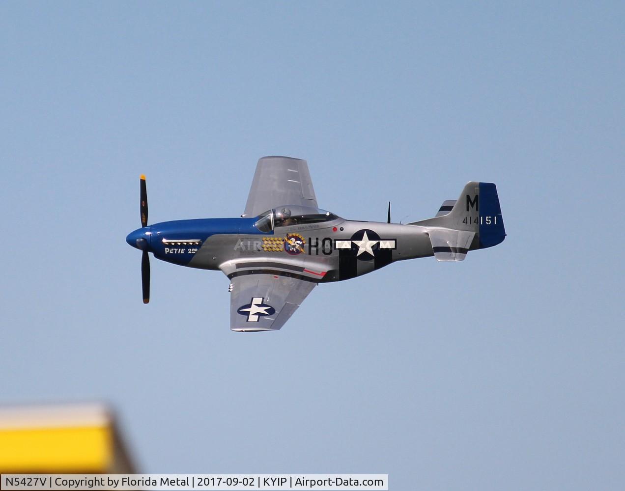 N5427V, 1944 North American F-51D Mustang C/N 44-72942, Petie 2nd