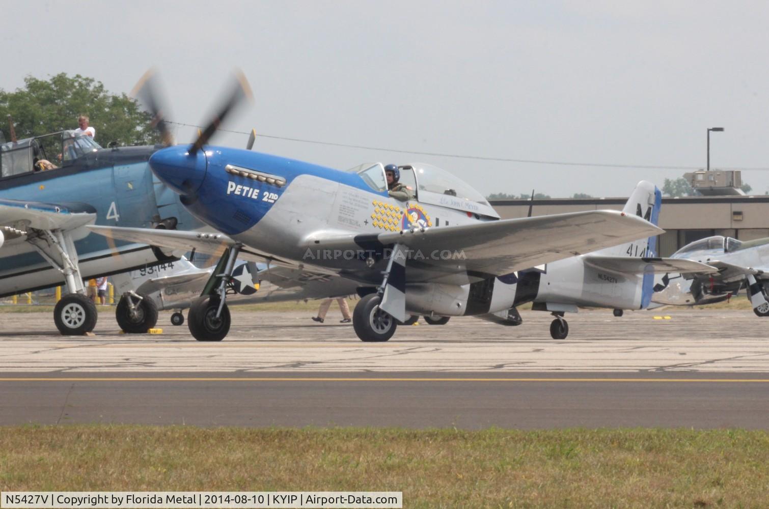 N5427V, 1944 North American F-51D Mustang C/N 44-72942, Petie 2nd