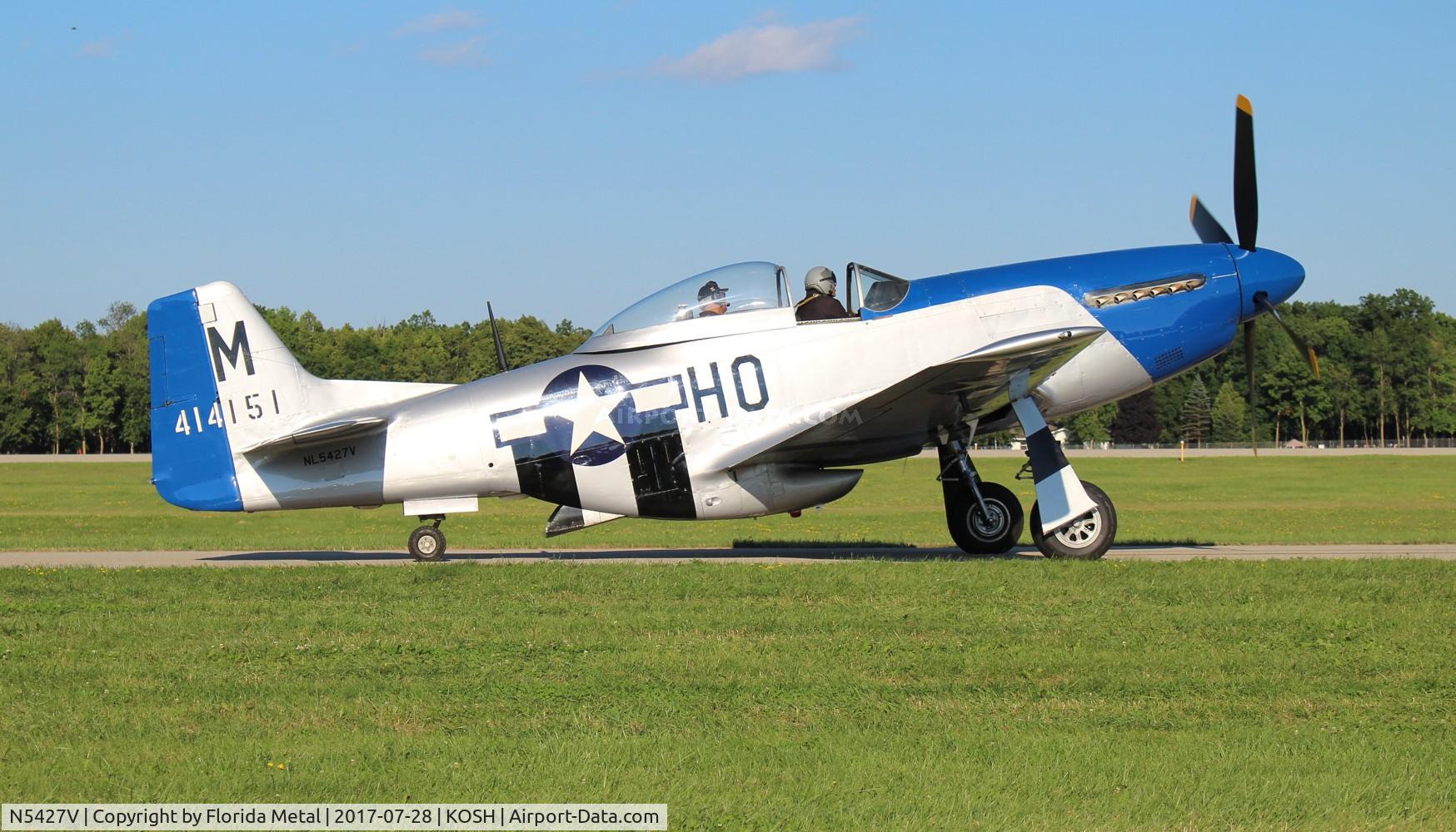 N5427V, 1944 North American F-51D Mustang C/N 44-72942, Petie 2nd