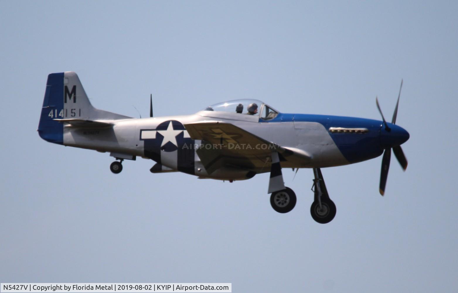N5427V, 1944 North American F-51D Mustang C/N 44-72942, Petie 2nd