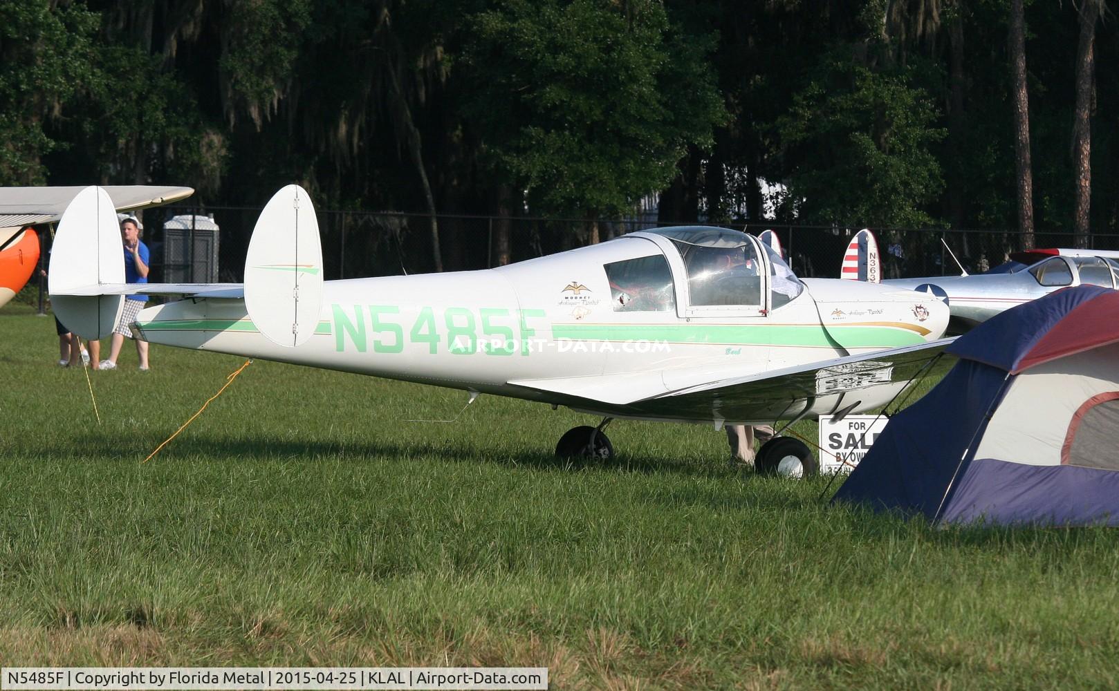 N5485F, 1968 Alon A2A Aircoupe C/N B-285, Alon A2A