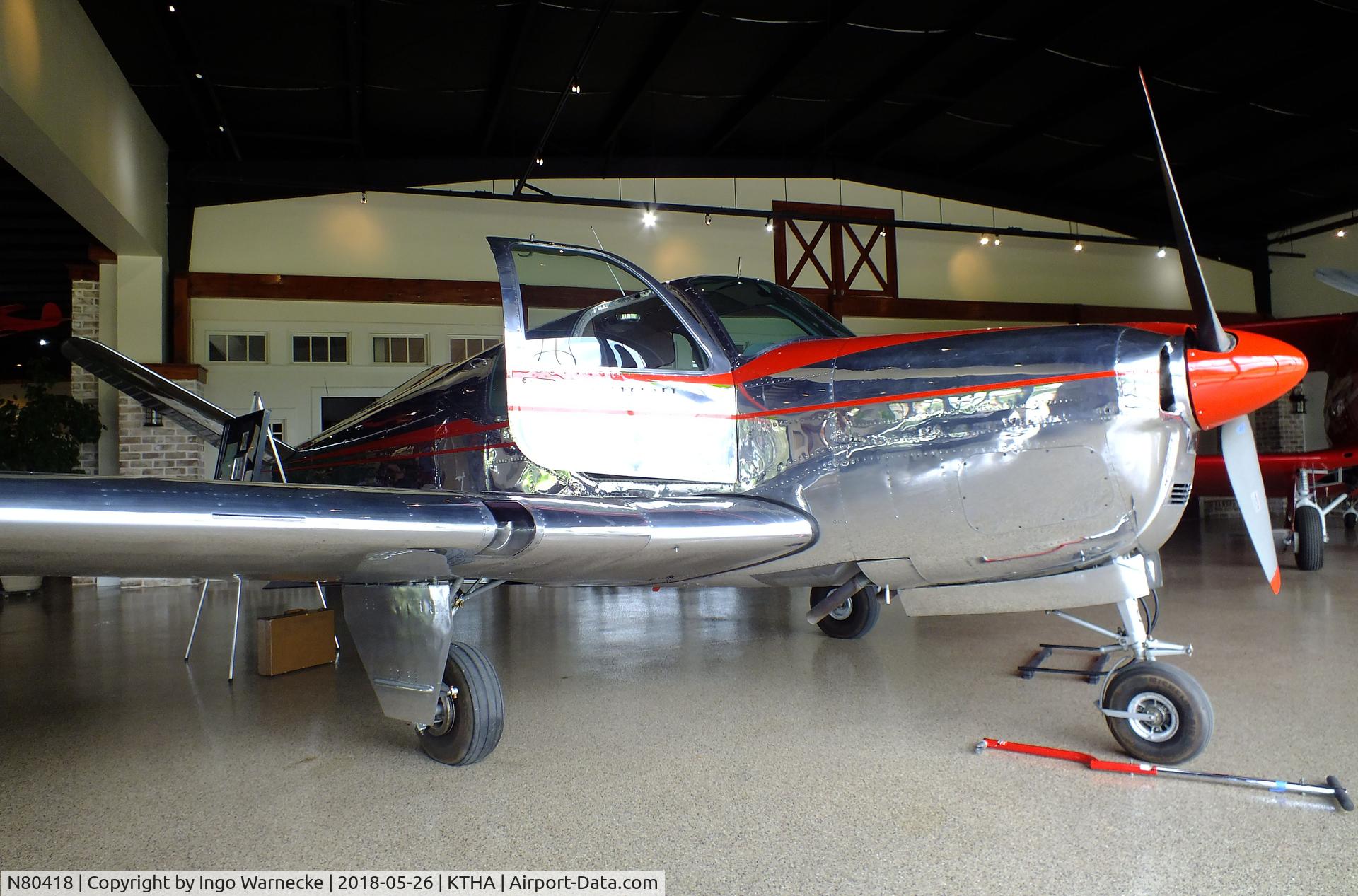 N80418, 1947 Beech 35 Bonanza C/N D-18, Beechcraft 35 Bonanza at the Beechcraft Heritage Museum, Tullahoma TN