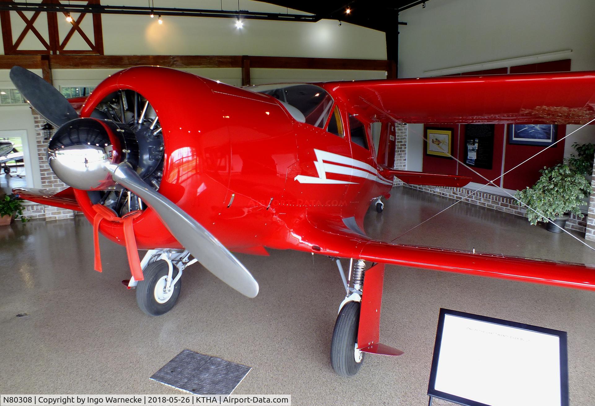 N80308, 1946 Beech G17S C/N B-7, Beechcraft G17S Staggerwing at the Beechcraft Heritage Museum, Tullahoma TN
