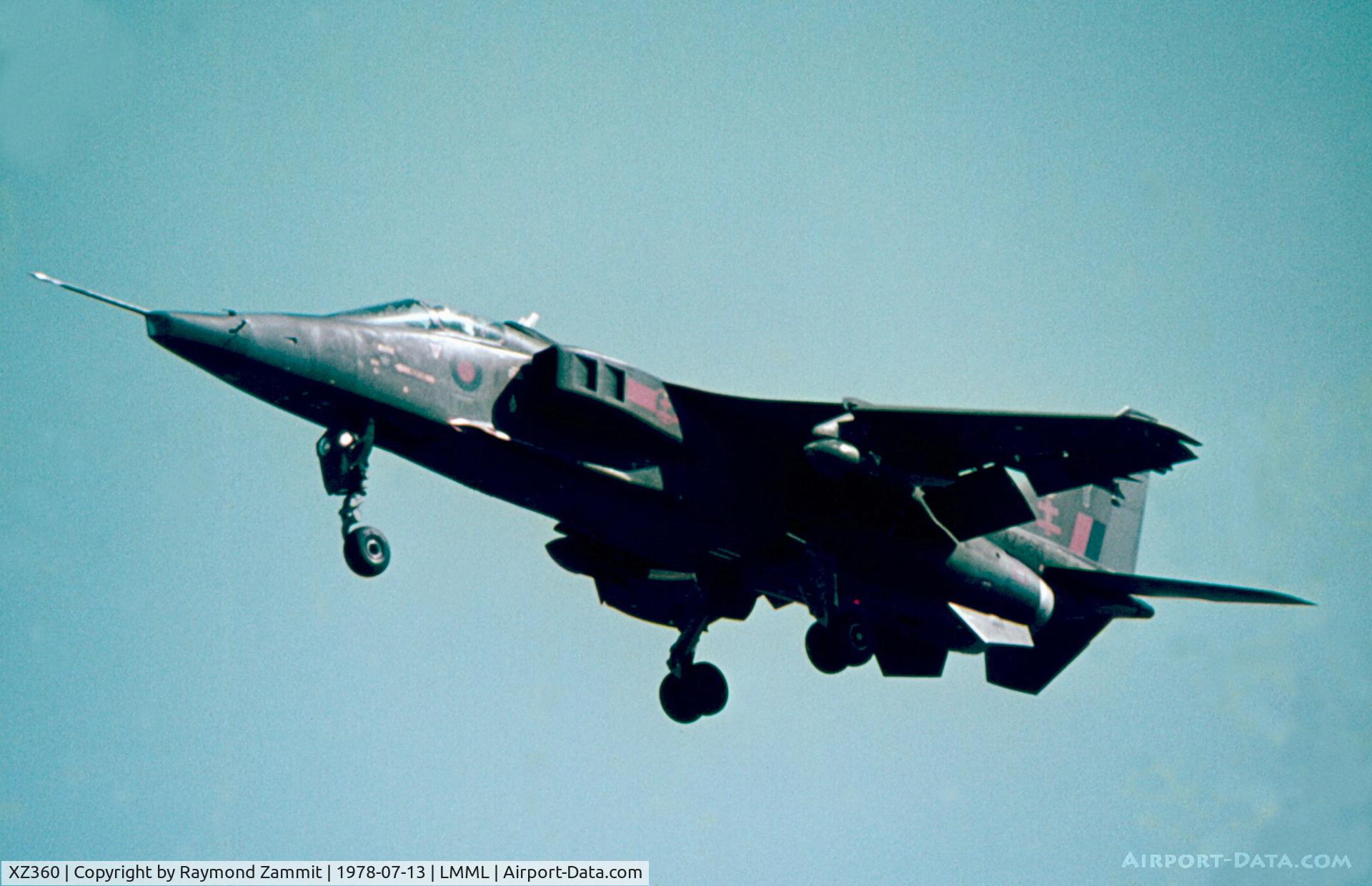 XZ360, 1976 Sepecat Jaguar GR.1A C/N S.127, Sepecat Jaguar GR.1A XZ360/Y 41 Sqdn RAF