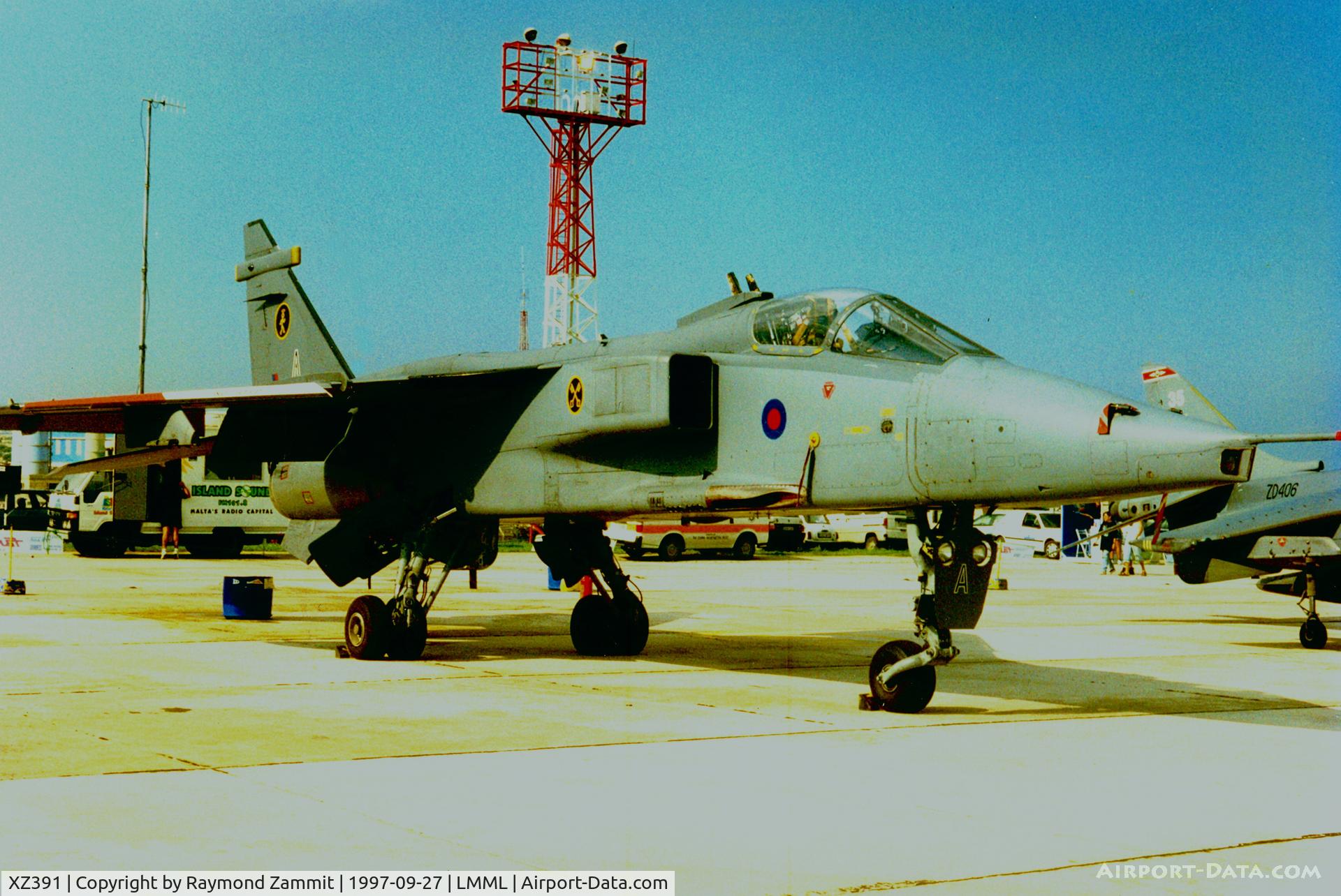XZ391, 1977 Sepecat Jaguar GR.3 C/N S.156, Sepecat Jaguar GR.3 XZ391/A 16Sqdn Royal Air Force