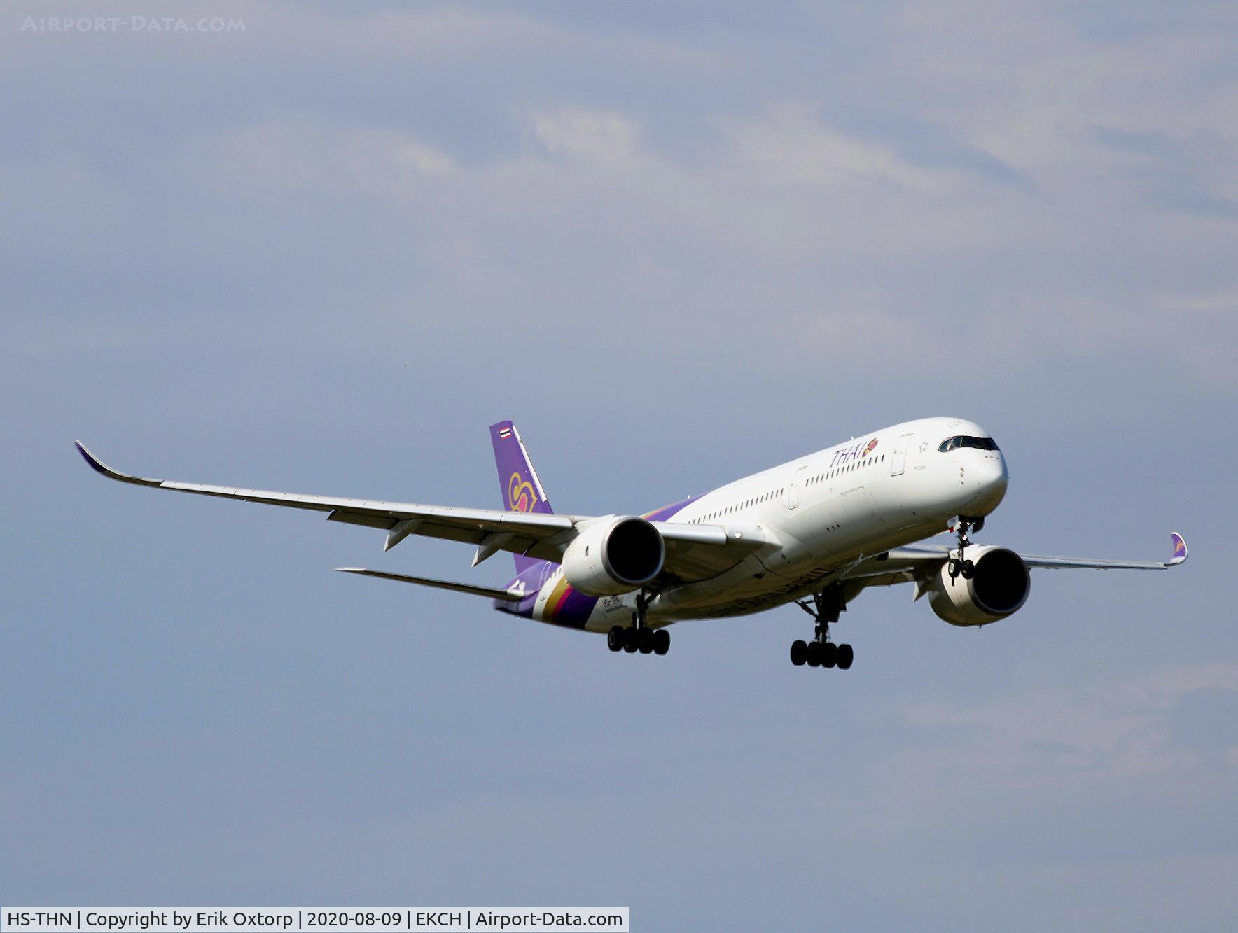HS-THN, 2018 Airbus A350-941 C/N 0201, HS-THN landing rw 04L