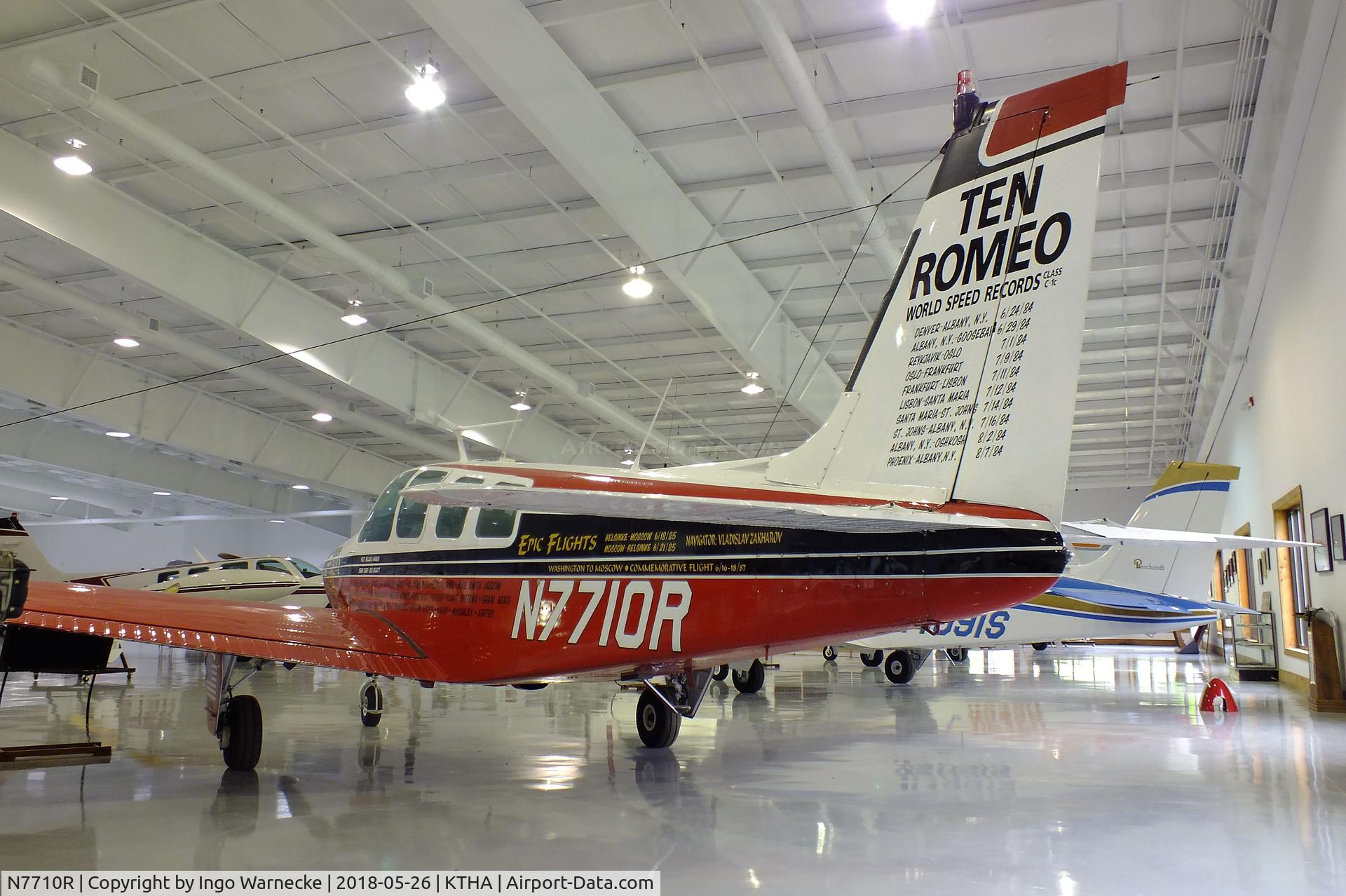 N7710R, 1969 Beech 36 Bonanza C/N E-103, Beechcraft 36 Bonanza at the Beechcraft Heritage Museum, Tullahoma TN
