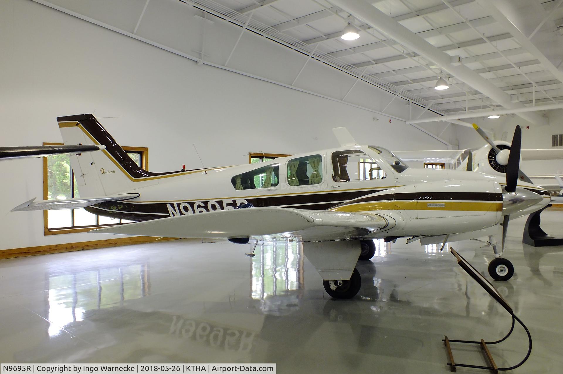 N9695R, 1960 Beech 95-55 C/N TC-1, Beechcraft 95-55 Baron prototype at the Beechcraft Heritage Museum, Tullahoma TN