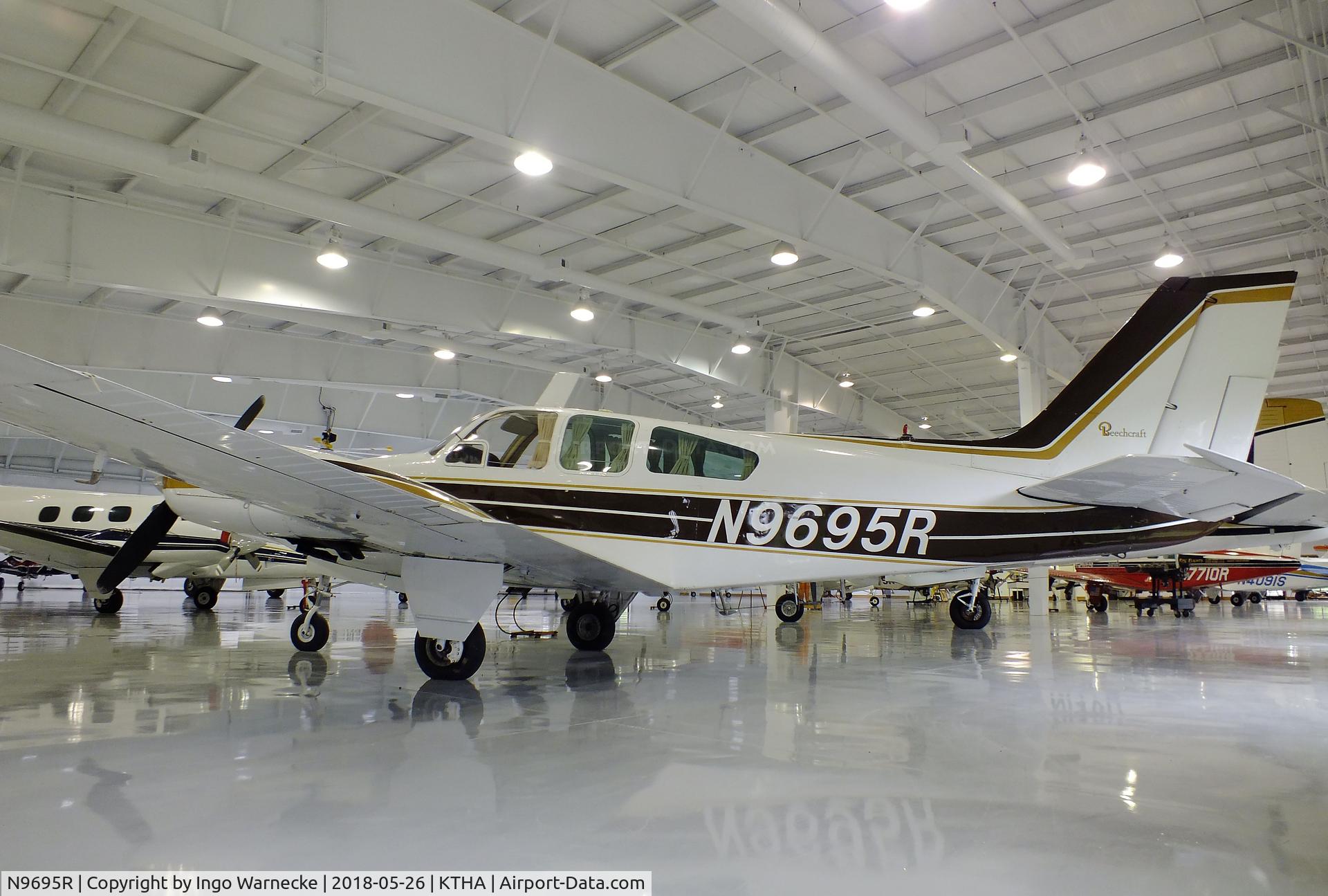 N9695R, 1960 Beech 95-55 C/N TC-1, Beechcraft 95-55 Baron prototype at the Beechcraft Heritage Museum, Tullahoma TN