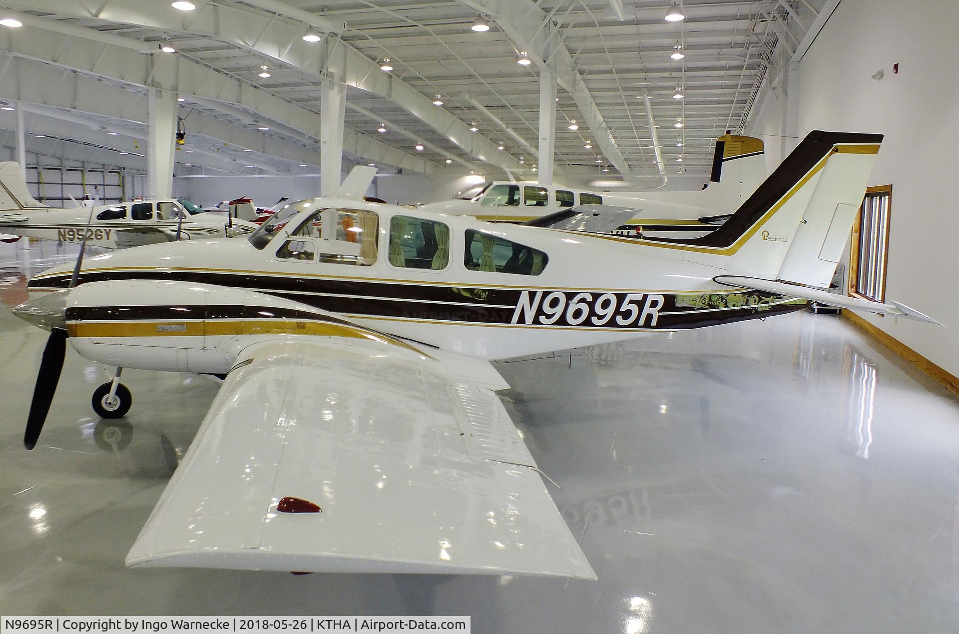 N9695R, 1960 Beech 95-55 C/N TC-1, Beechcraft 95-55 Baron prototype at the Beechcraft Heritage Museum, Tullahoma TN