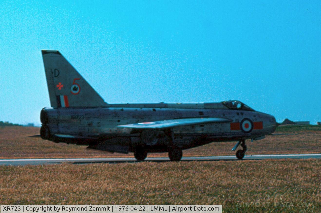 XR723, English Electric Lightning F.6 C/N 95206, EE Lightning XR723/D 5Sqdn Royal Air Force