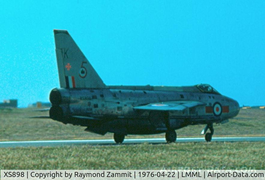 XS898, 1966 English Electric Lightning F.6 C/N 95244, EE Lightning XS898/K of 5Sqdn Royal Air Force