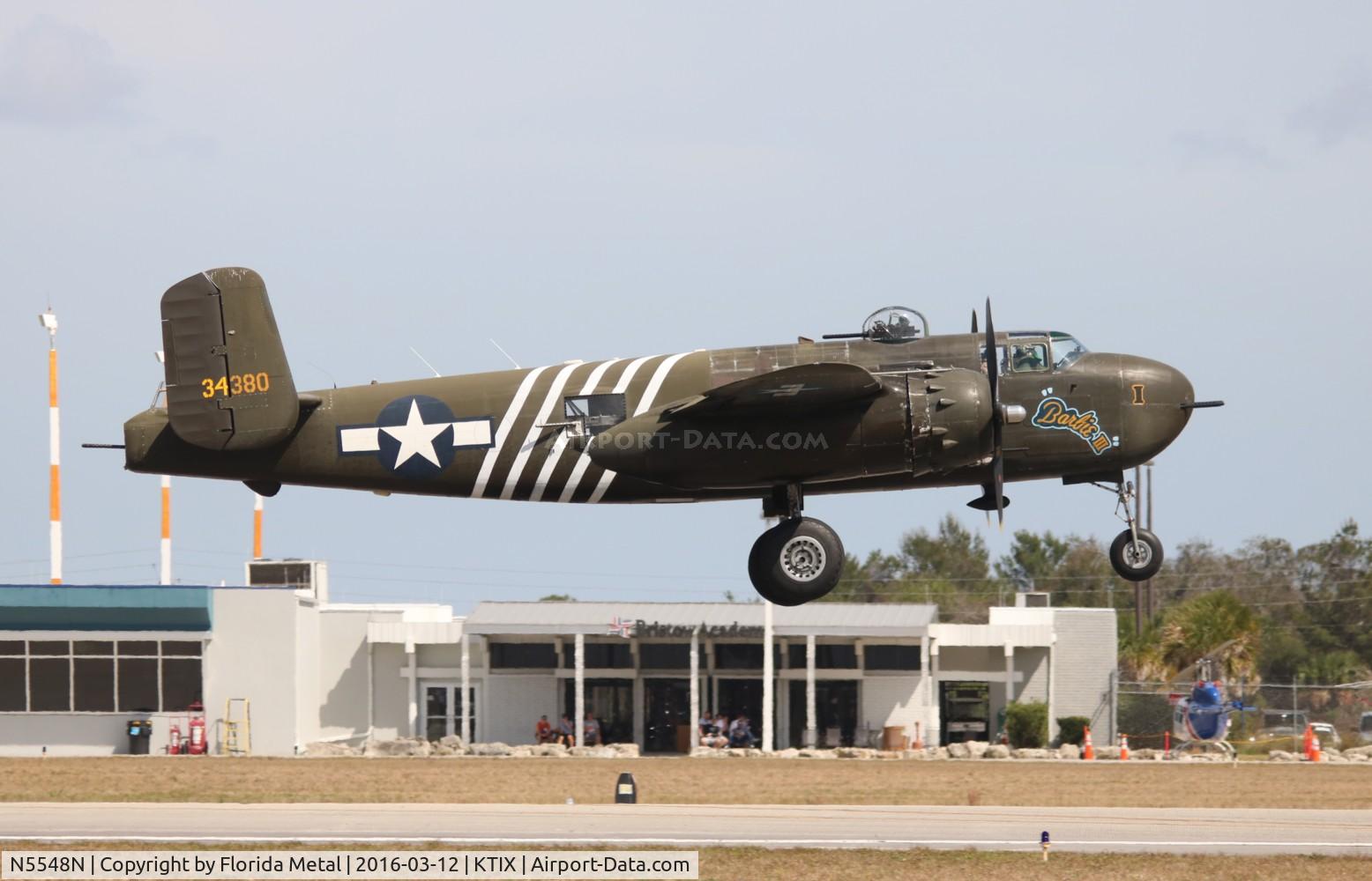 N5548N, 1943 North American B-25H Mitchell C/N 98-21107, Barbie III