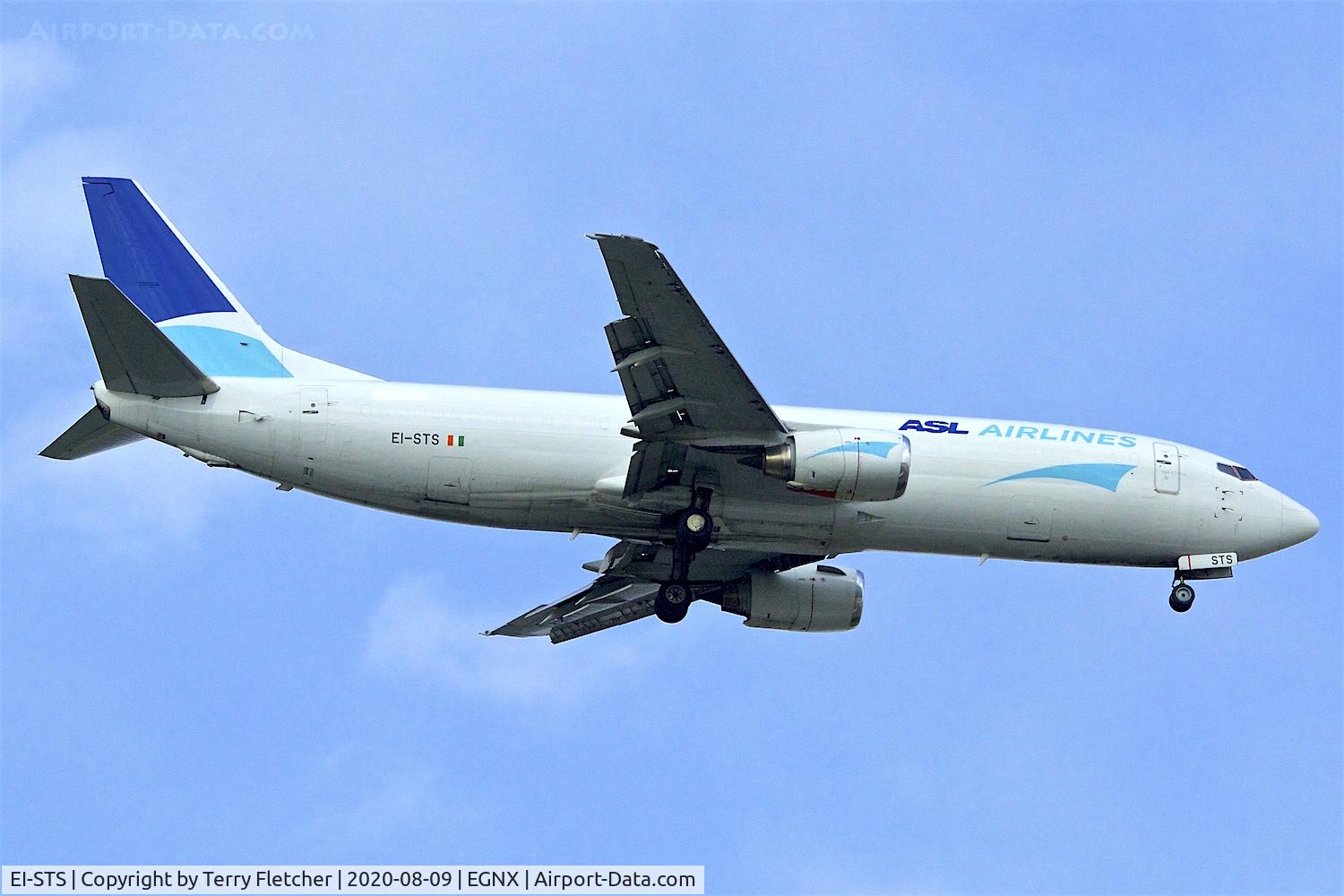 EI-STS, 1997 Boeing 737-48E/SF C/N 25773, Arriving at East Midlands
