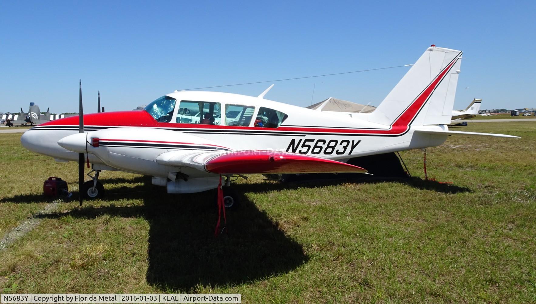 N5683Y, 1965 Piper PA-23-250 C/N 27-2799, PA-23