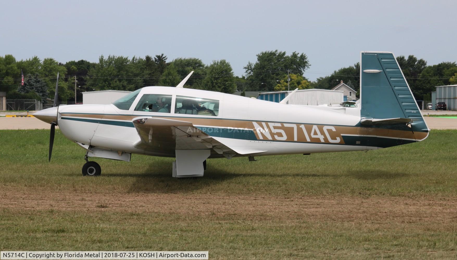 N5714C, 1983 Mooney M20J 201 C/N 24-1428, Mooney M20J