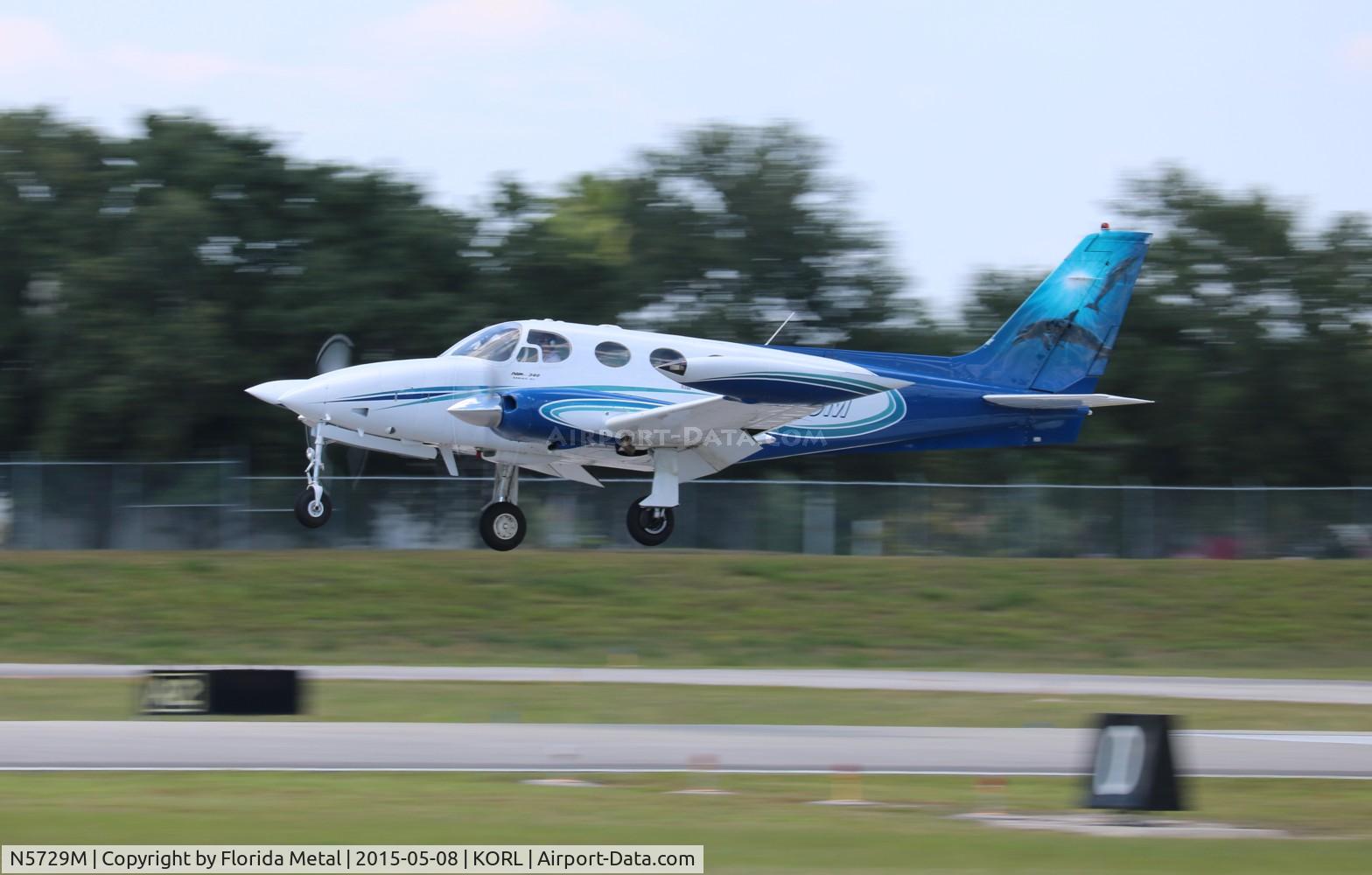 N5729M, 1972 Cessna 340 C/N 340-0038, Cessna 340