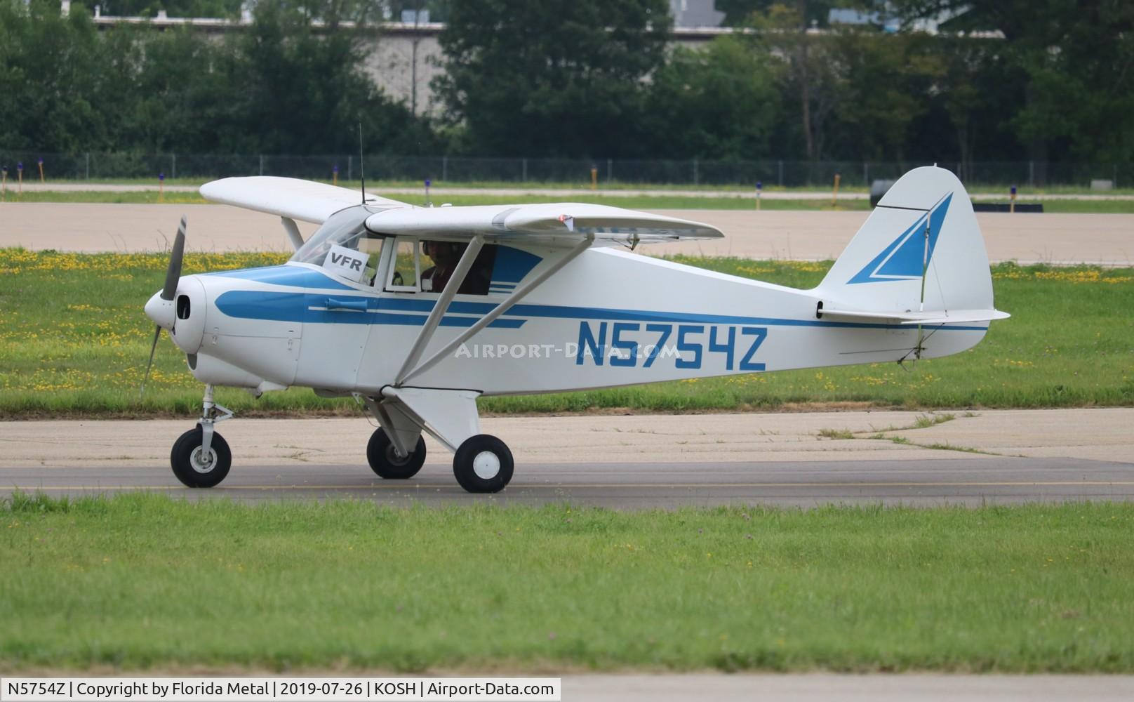 N5754Z, 1963 Piper PA-22-108 Colt C/N 22-9596, PA-22