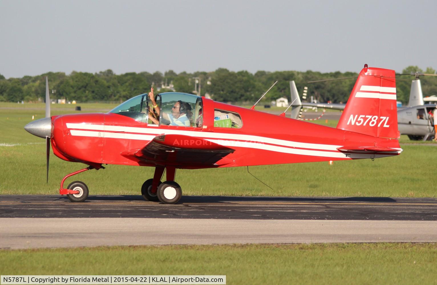 N5787L, 1969 American AA-1 Yankee C/N AA1-0187, American AA-1