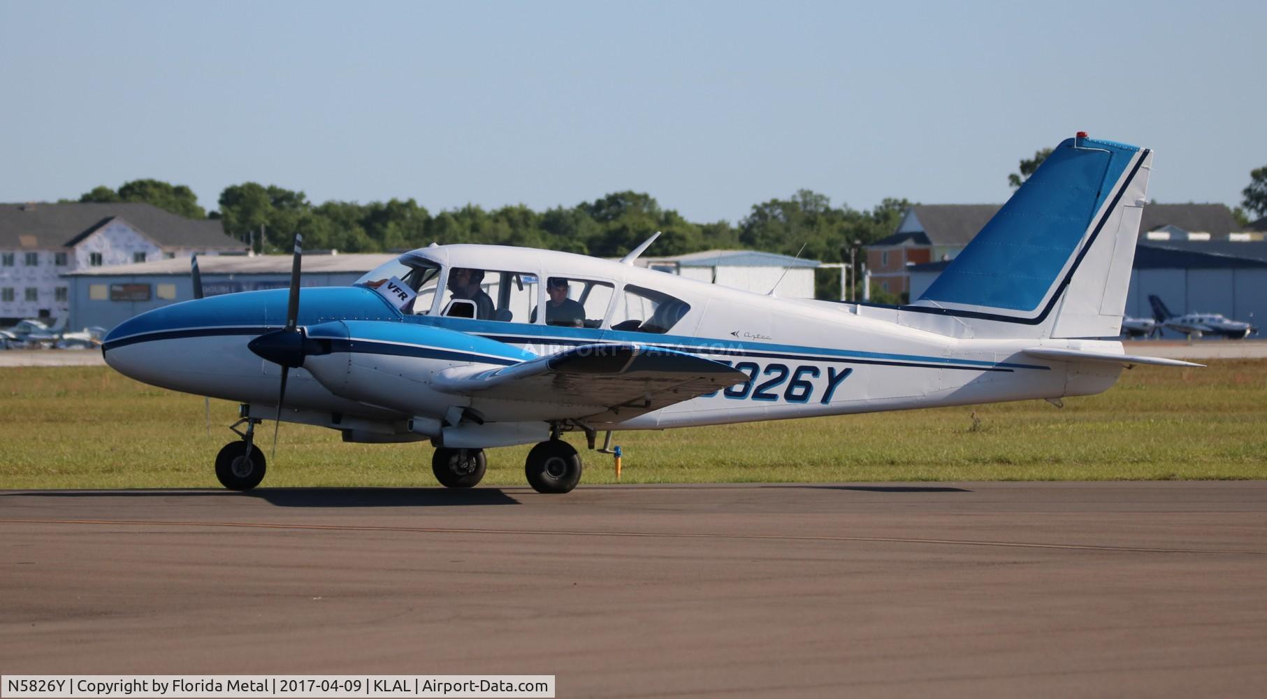 N5826Y, 1965 Piper PA-23-250 C/N 27-2974, PA-23-250
