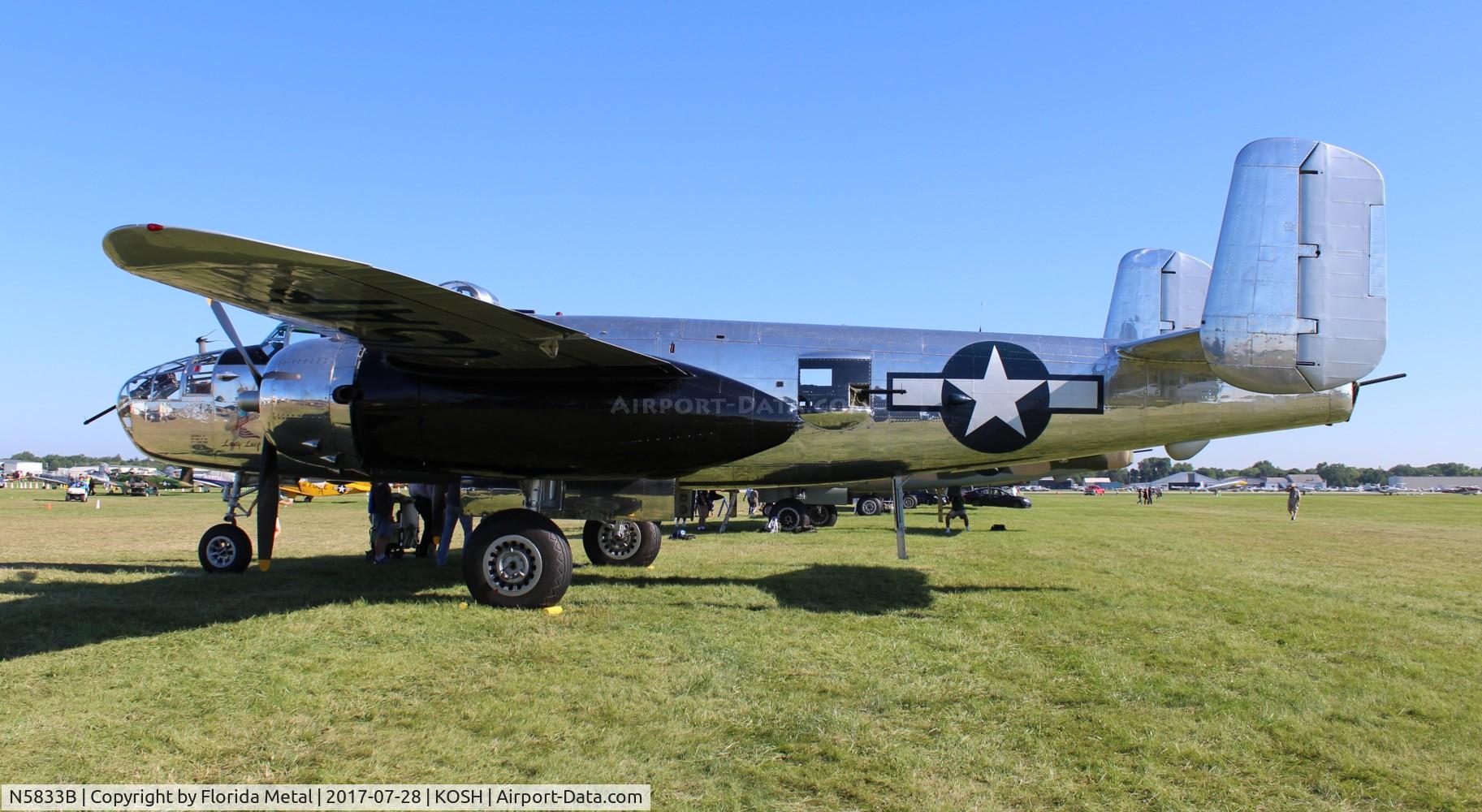 N5833B, 1945 North American B-25J Mitchell Mitchell C/N 108-47735, Lady Luck