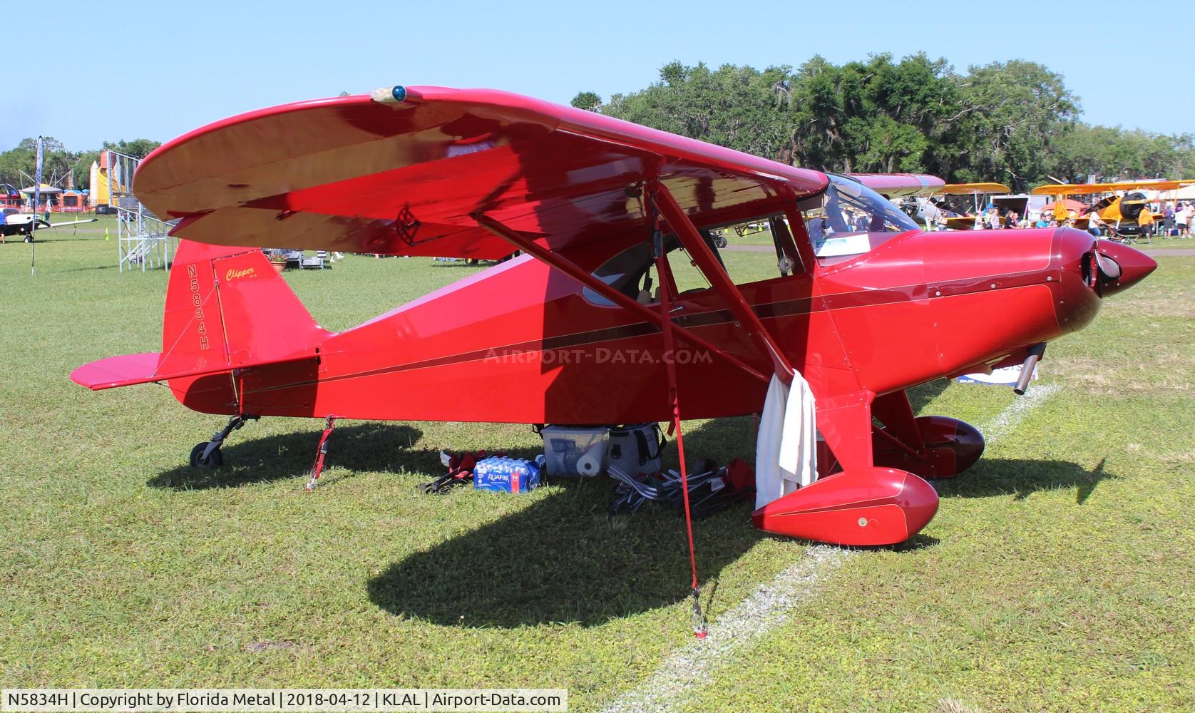 N5834H, 1949 Piper PA-16 Clipper C/N 16-453, PA-16