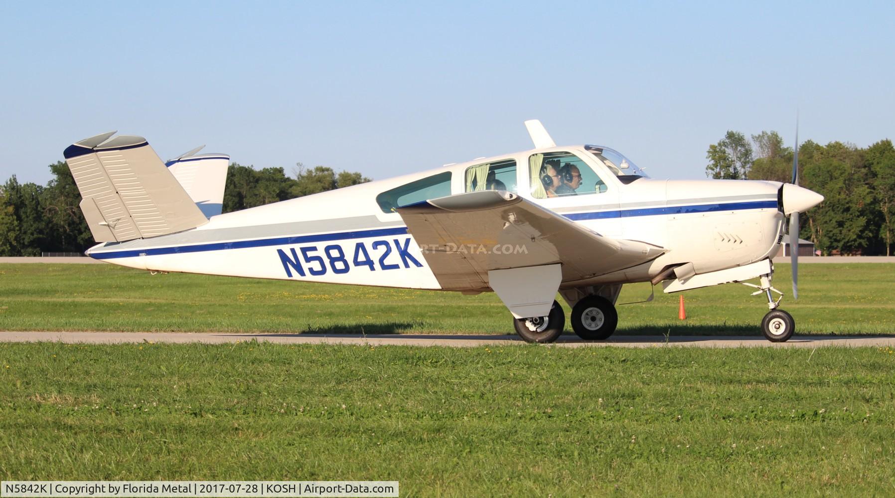 N5842K, 1965 Beech S35 Bonanza C/N D-7853, Bonanza 35
