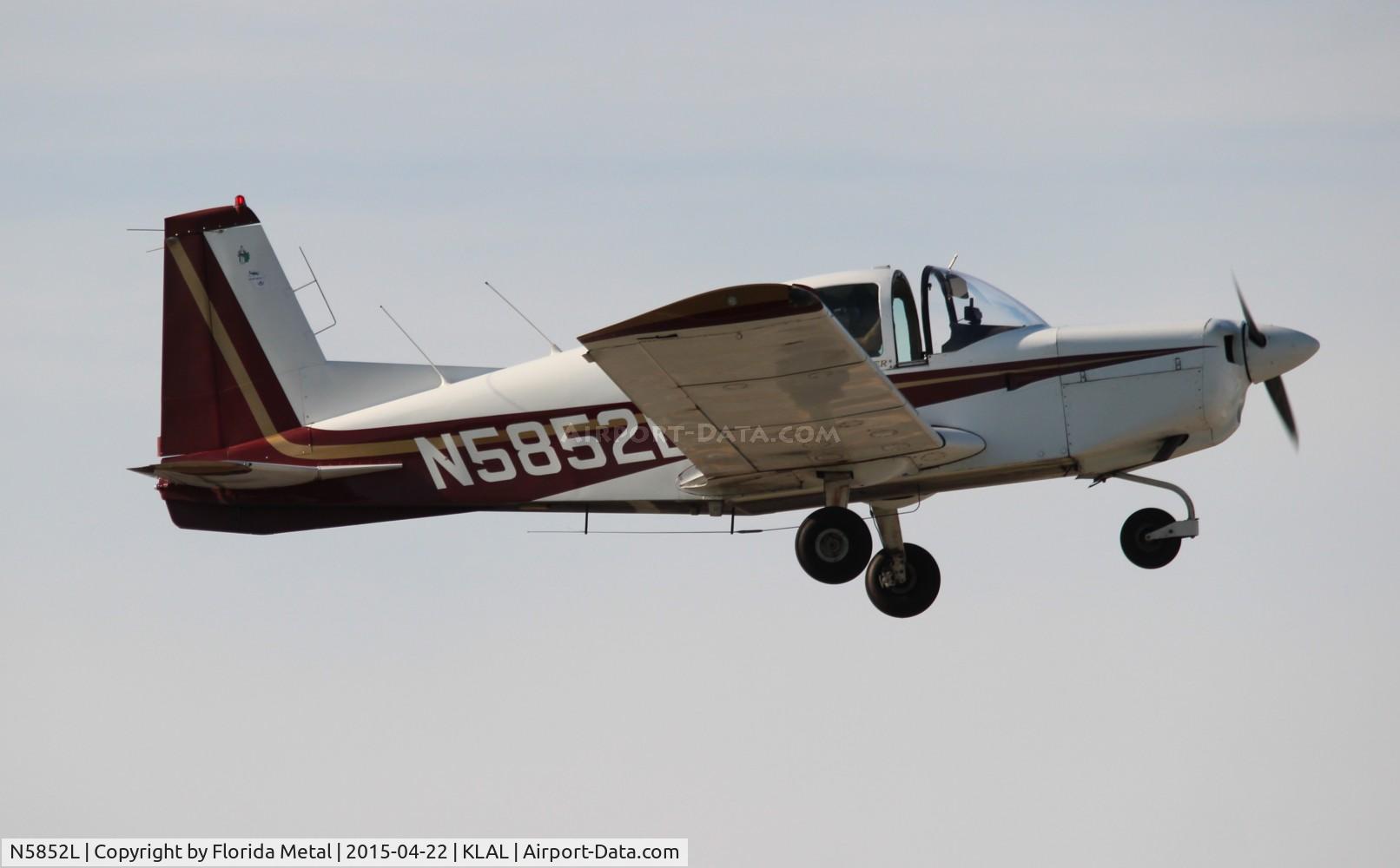 N5852L, 1972 American AA-5 C/N AA5-0052, American AA-5