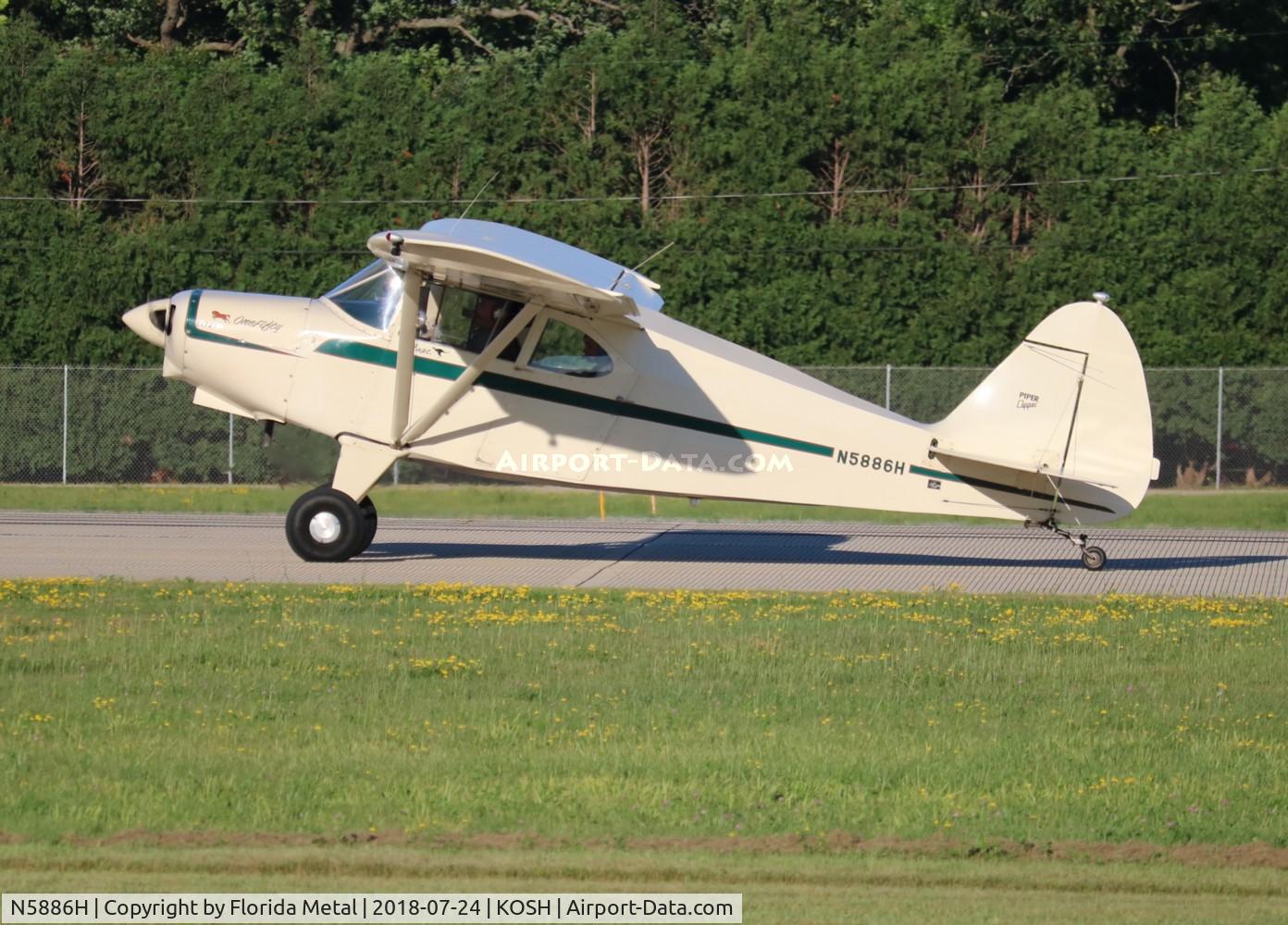N5886H, 1949 Piper PA-16 Clipper C/N 16-503, PA-16