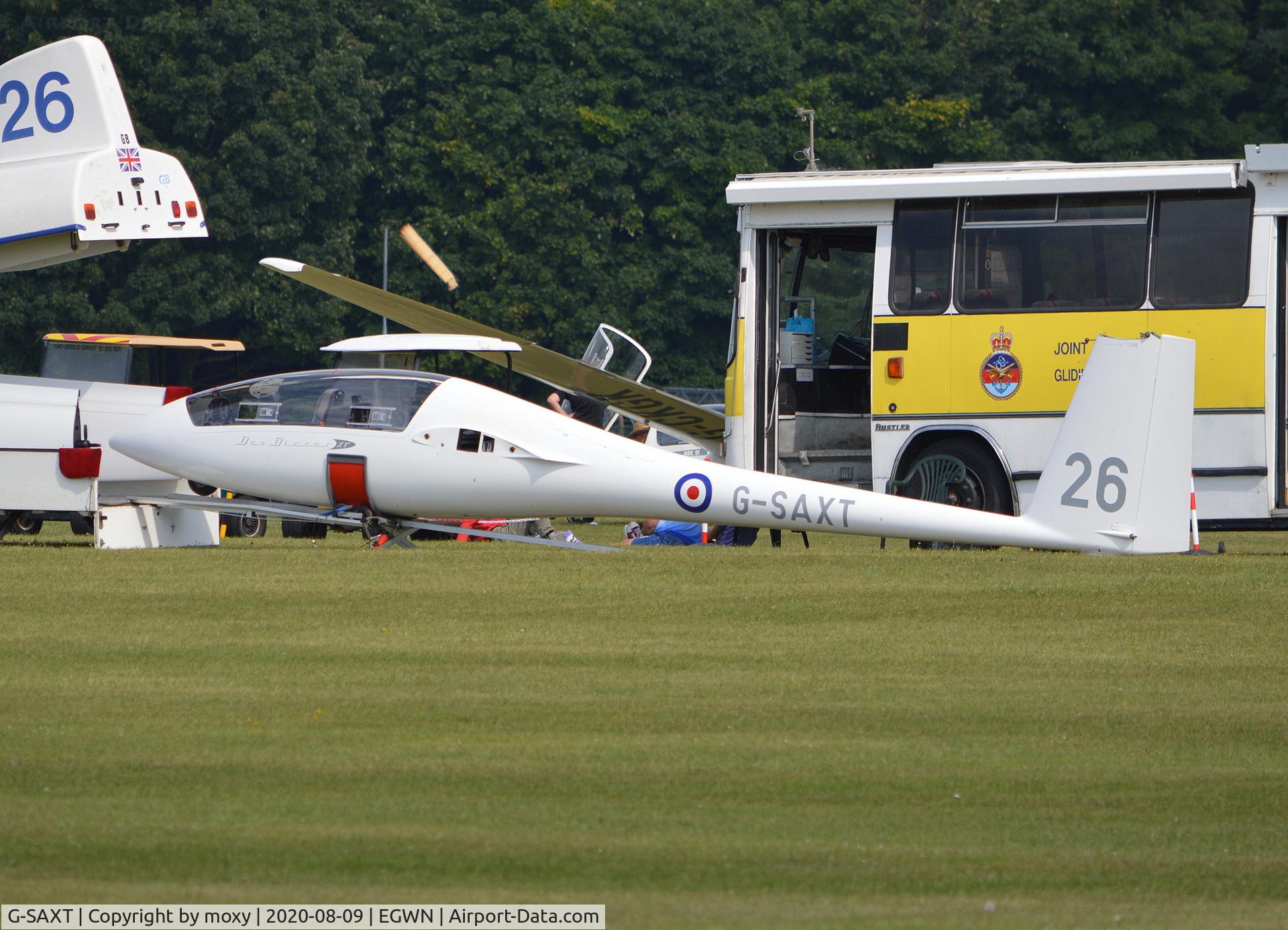 G-SAXT, 2007 Schempp-Hirth Duo Discus T C/N 158, Schempp-Hirth Duo Discus T at RAF Halton.