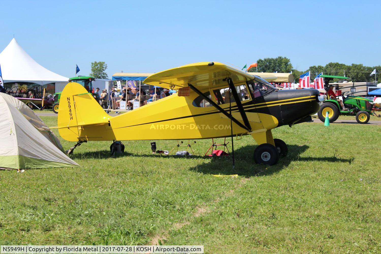 N5949H, 1949 Piper PA-16 Clipper C/N 16-573, PA-16