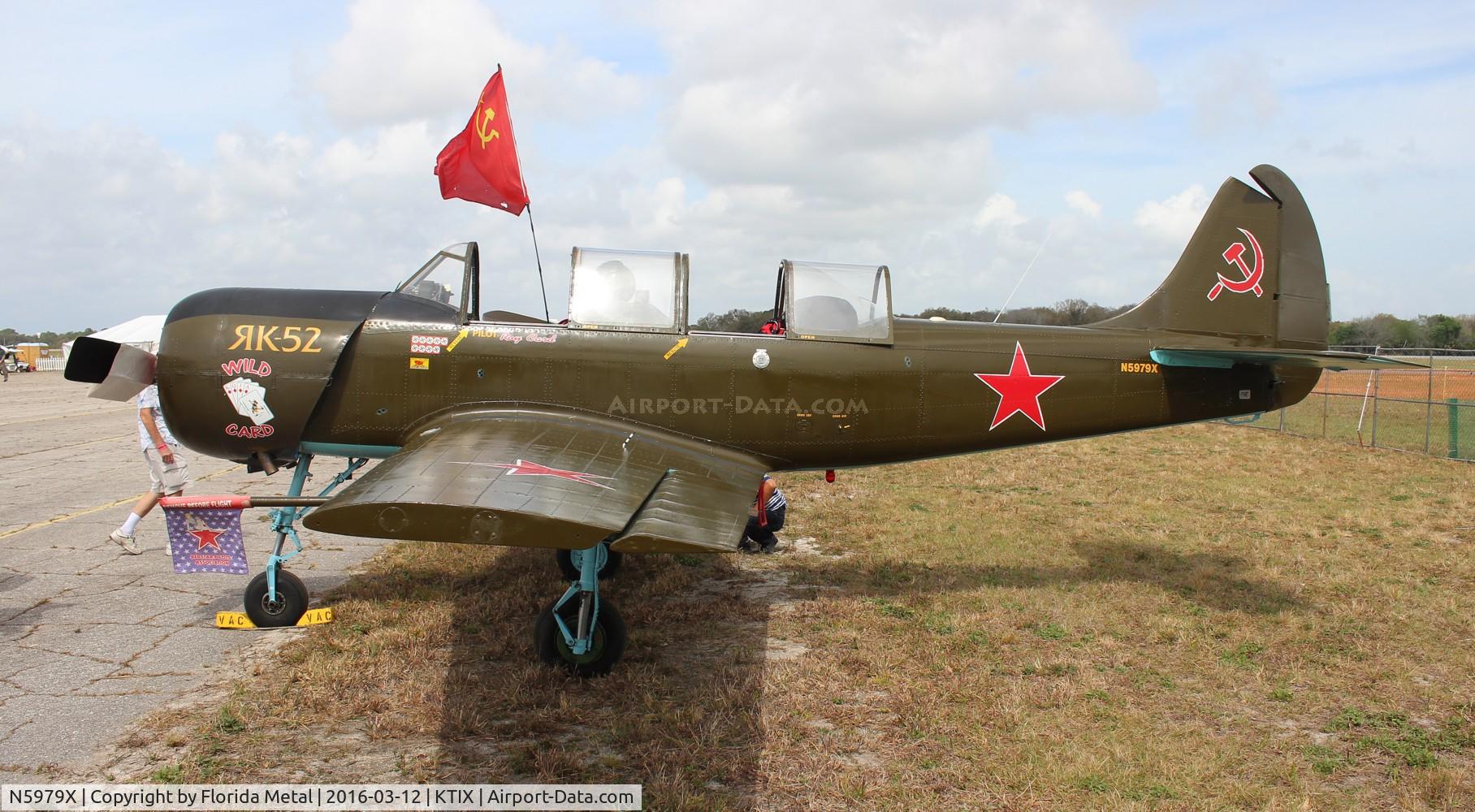 N5979X, 1983 Yakovlev Yak-52 C/N 833010, Yak 52