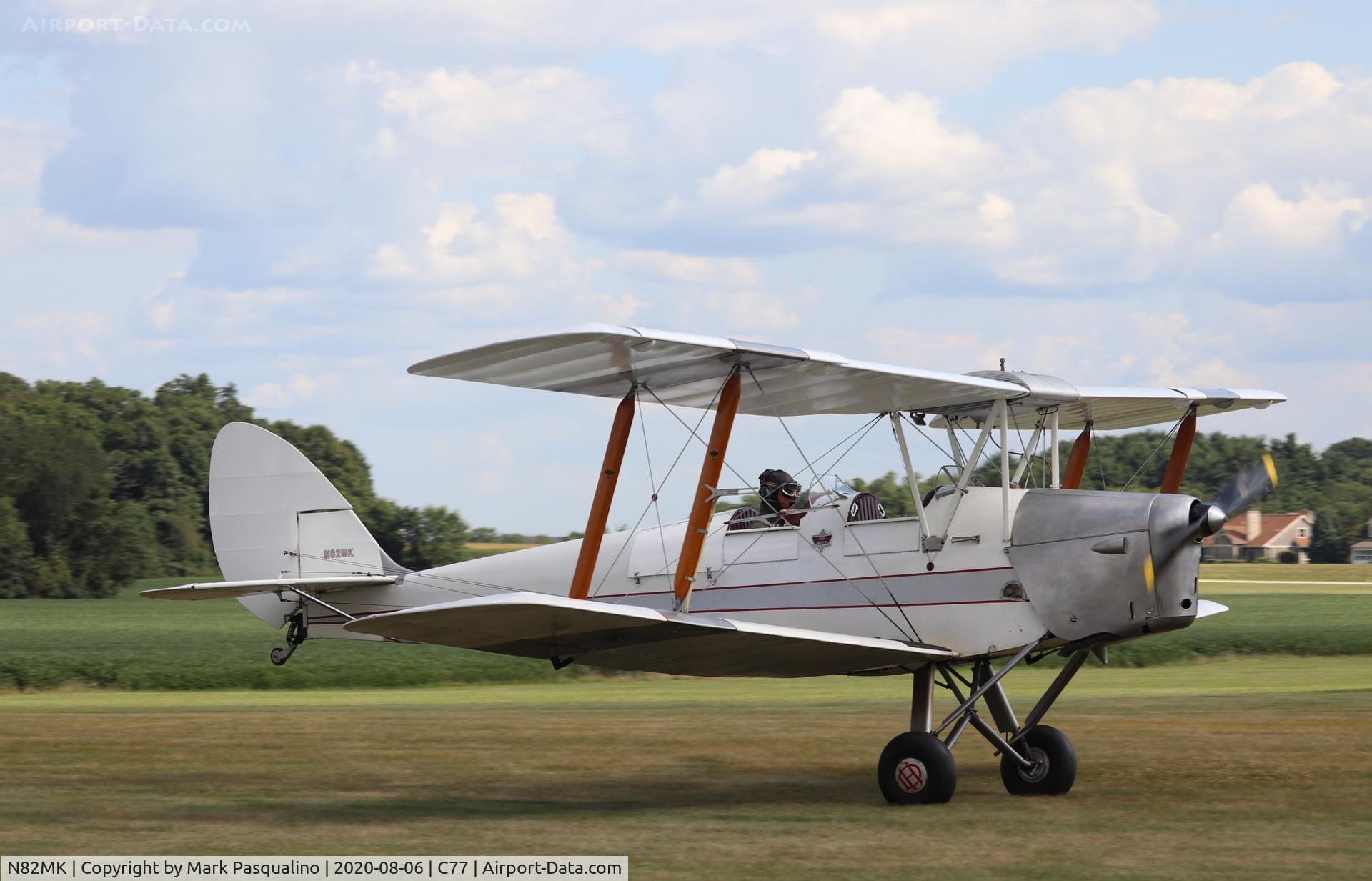 N82MK, 1939 De Havilland DH-82A Tiger Moth II C/N 82186, De Havilland DH-82A