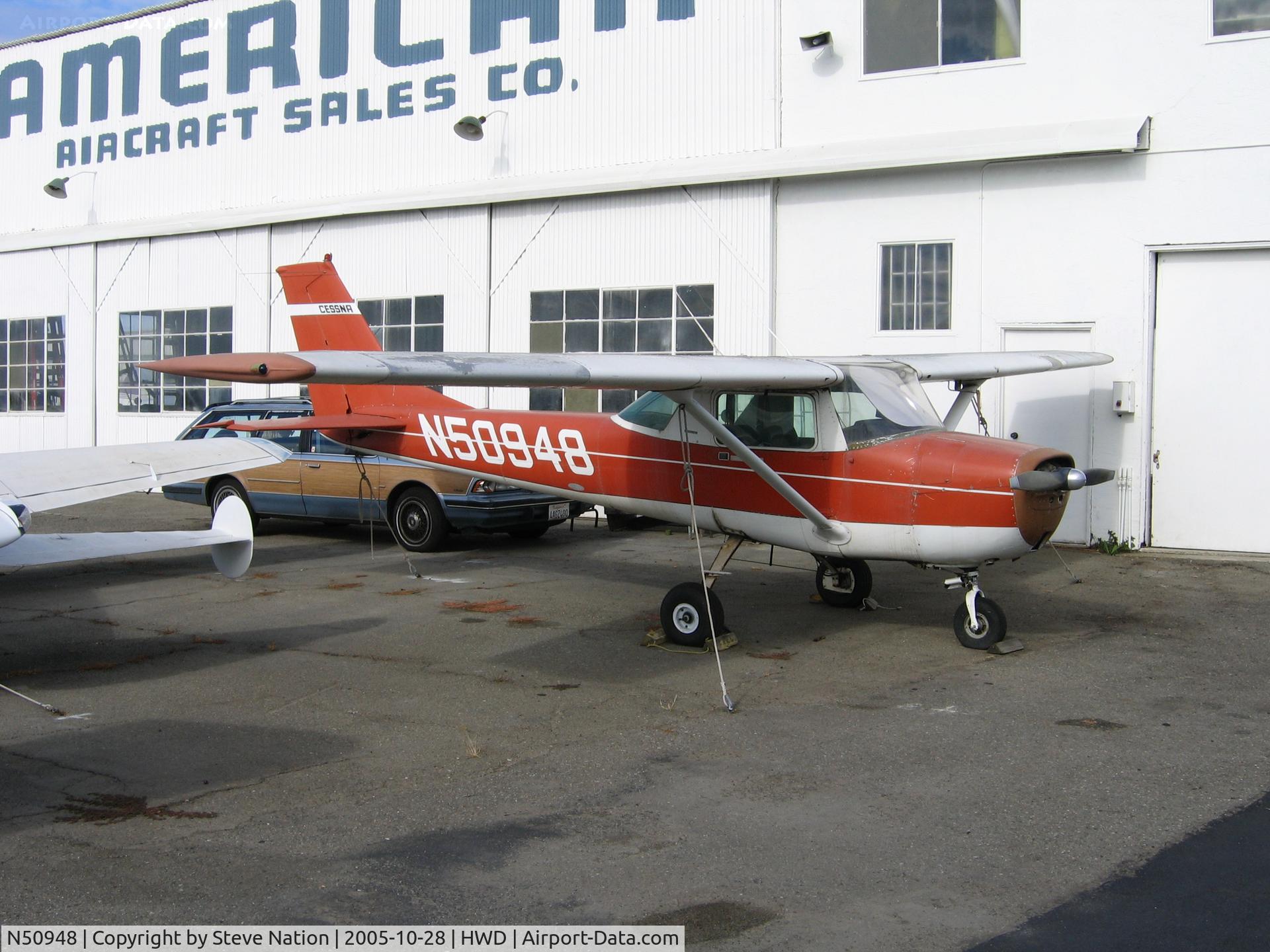 N50948, 1968 Cessna 150J C/N 15069668, 1968 Cessna 150J at Hayward, CA