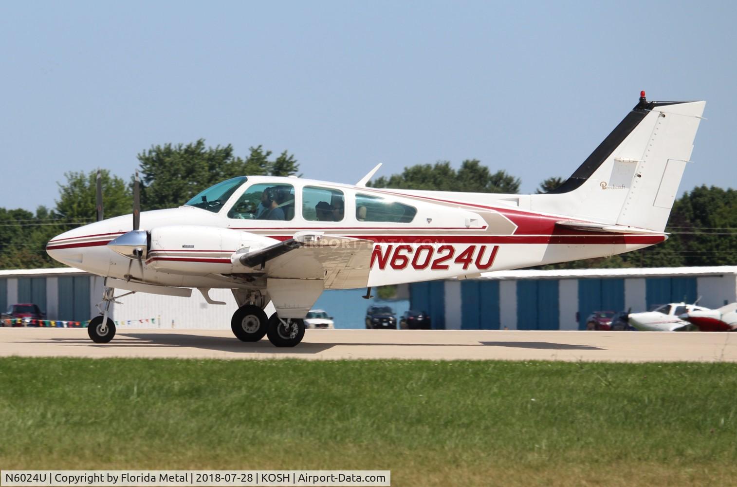 N6024U, 1979 Beech 95-B55 (T42A) Baron C/N TC-2210, Beech 55
