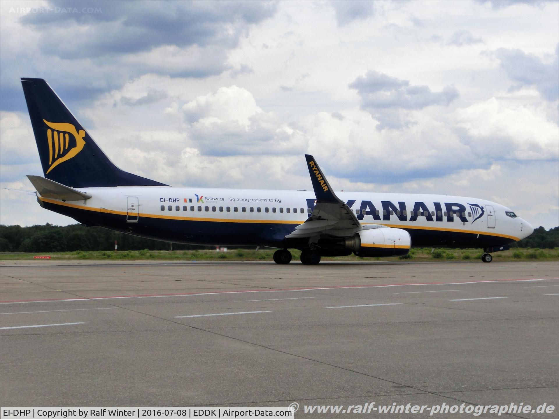 EI-DHP, 2005 Boeing 737-8AS C/N 33579, Boeing 737-8AS(W) - FR RYR Ryanair 'Katowice' - 33579 - EI-DHP - 08.07.2016 - CGN