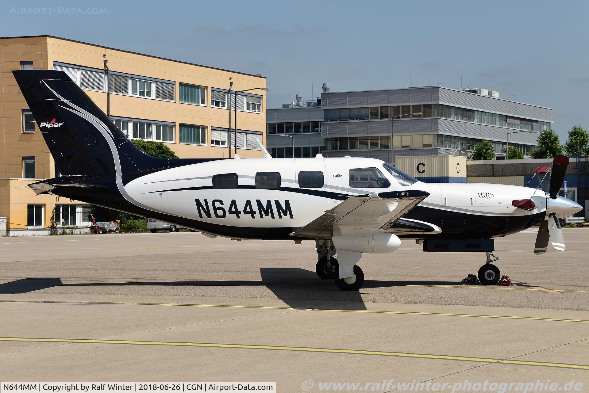 N644MM, 2013 Piper PA-46-500TP Malibu Meridian C/N 4697524, Piper PA-46-500TP Malibu - Southern Aircraft Consultancy Inc. - 4697524 - N644MM - 26.06.2018 - CGN