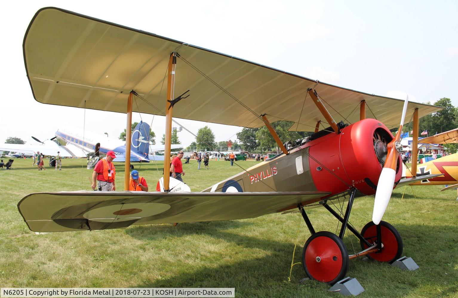 N6205, 1991 Sopwith Pup C/N 5459, Sopwith Pup