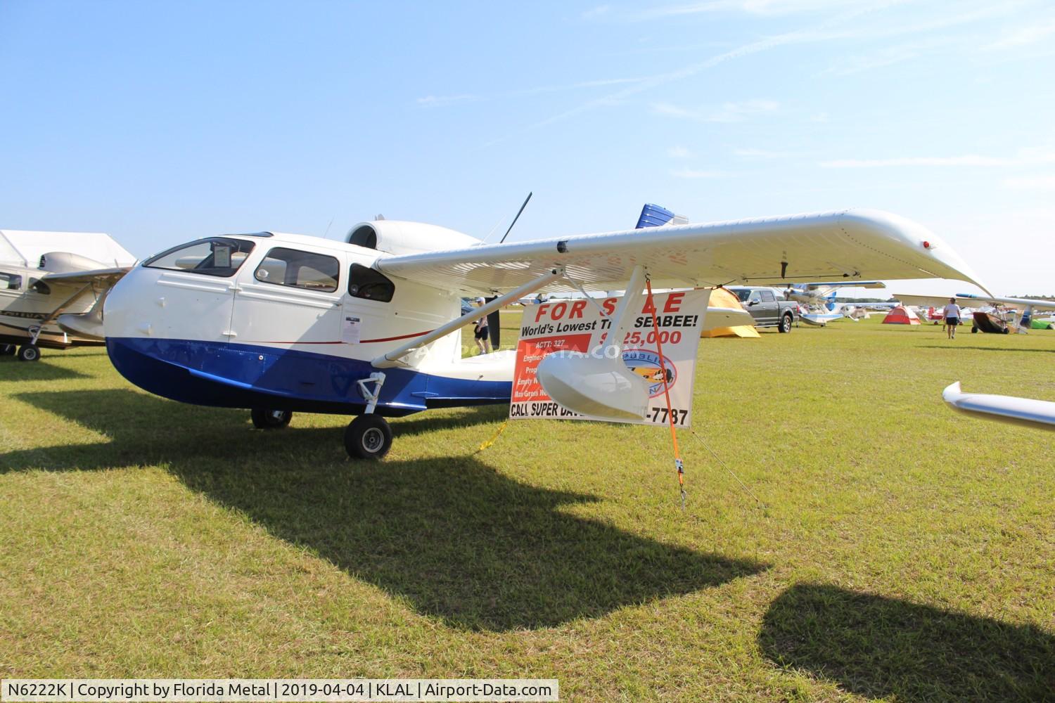 N6222K, 1947 Republic RC-3 Seabee C/N 425, Seabee