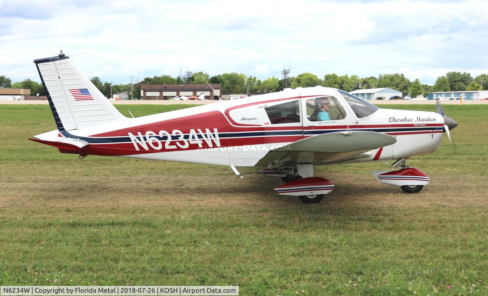 N6234W, 1964 Piper PA-28-140 Cherokee C/N 28-20275, PA-28-140