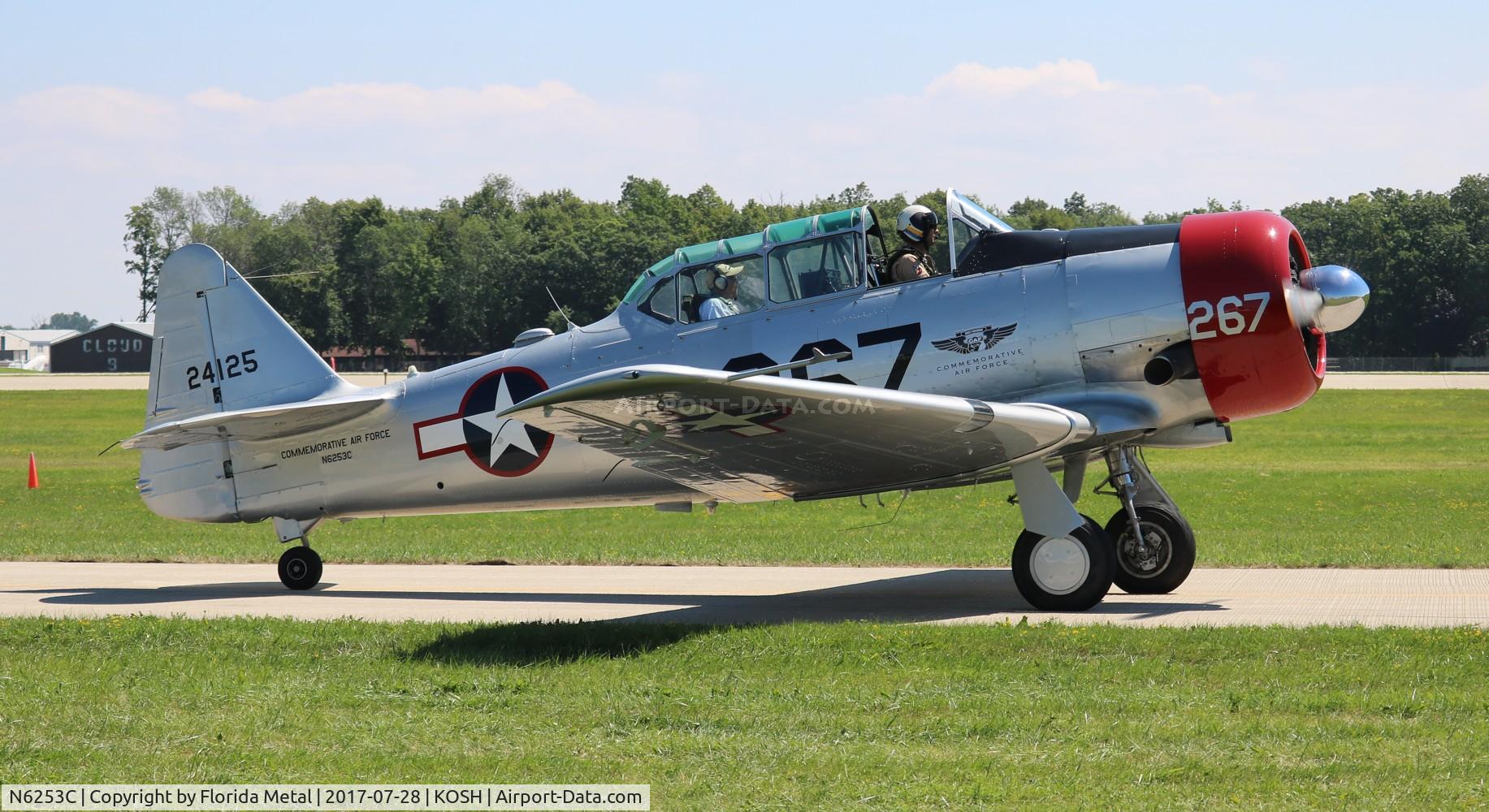 N6253C, North American T-6G Texan C/N 168-47, Texan