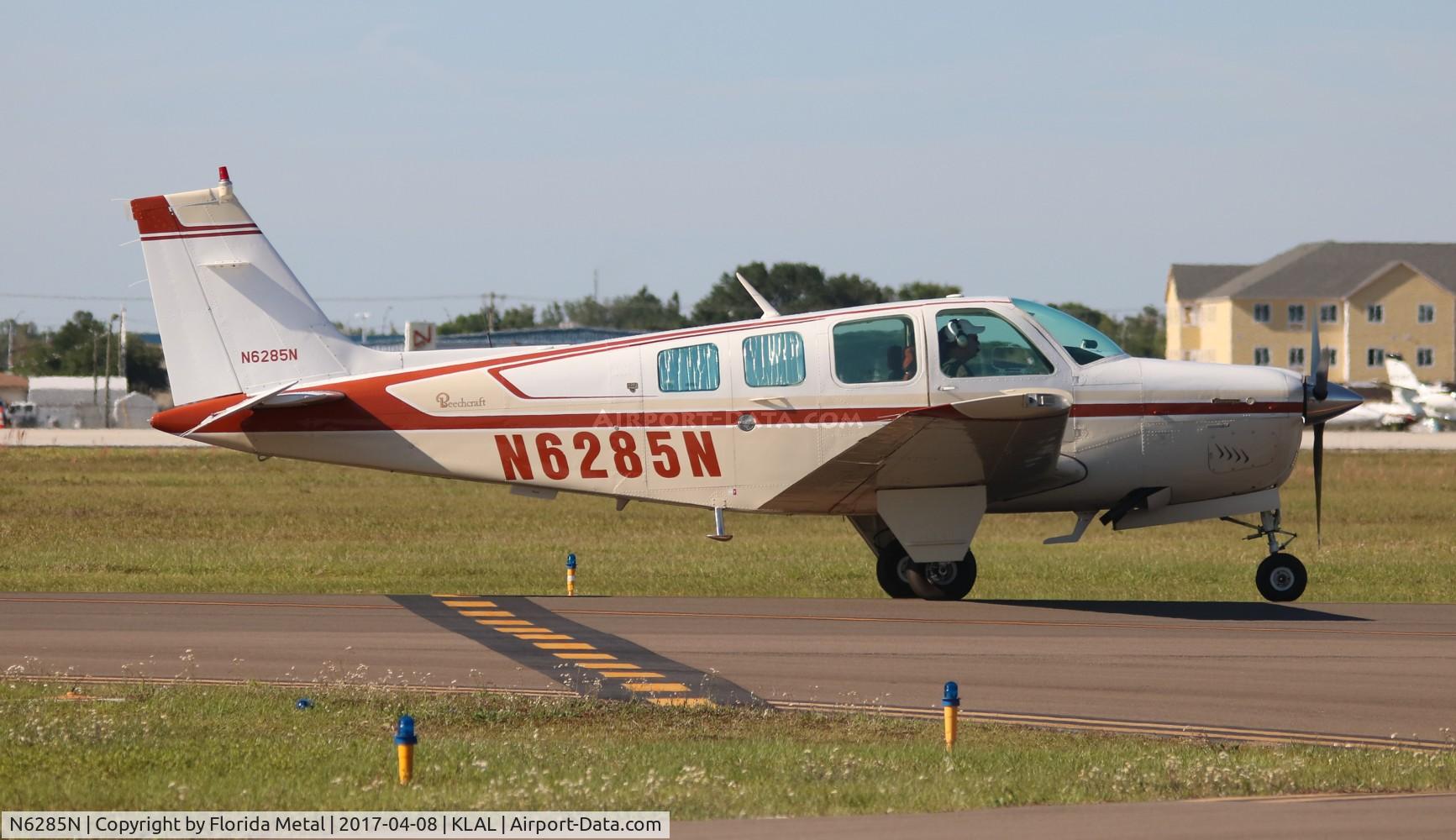 N6285N, 1982 Beech A36 Bonanza 36 C/N E-2005, Beech A36